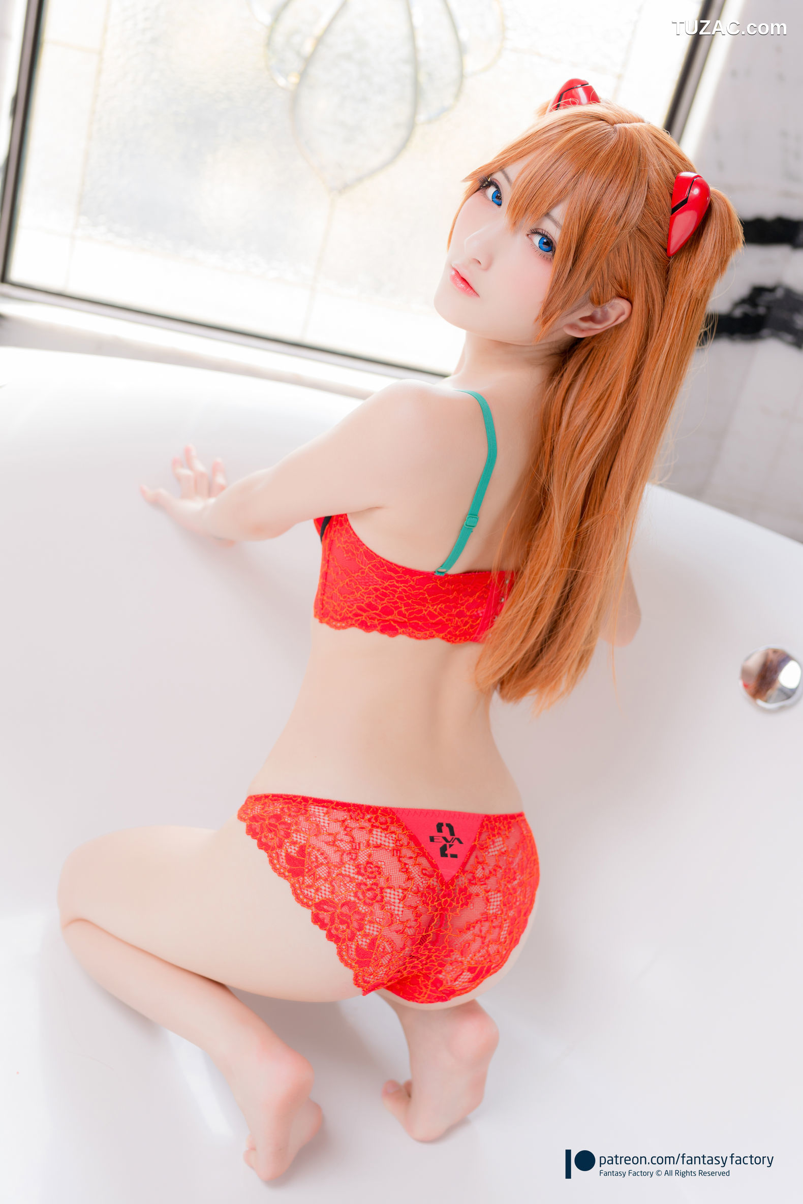 Fantasy-Factory-小丁Ding《Asuka-PJ-underwear》-明日香睡衣内衣-2020.09