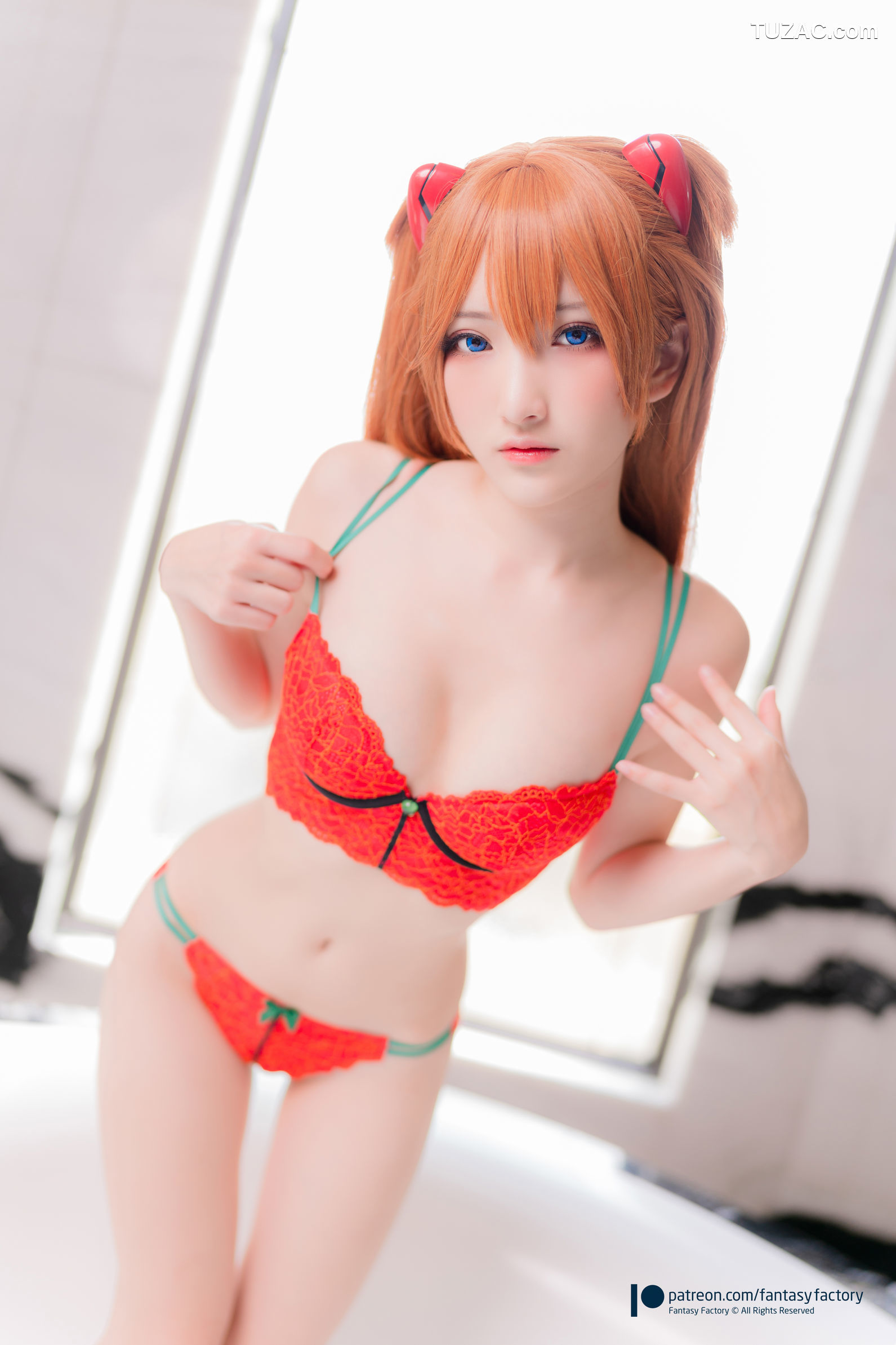 Fantasy-Factory-小丁Ding《Asuka-PJ-underwear》-明日香睡衣内衣-2020.09