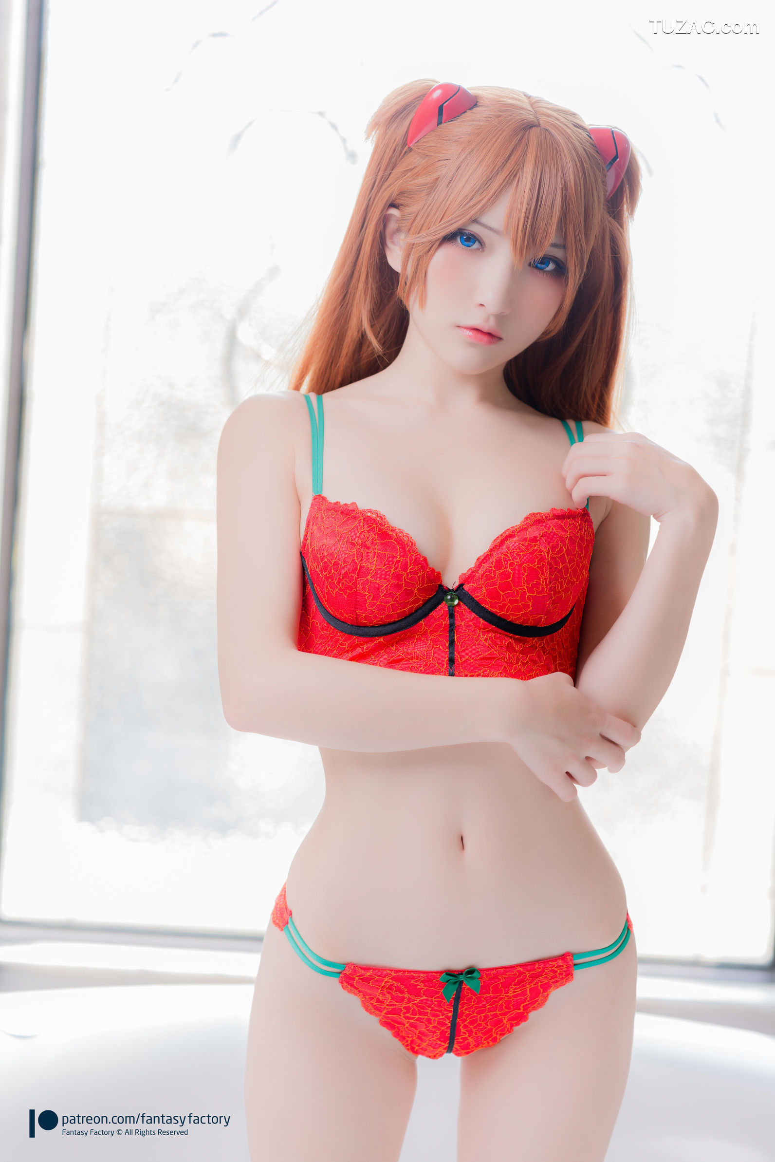 Fantasy-Factory-小丁Ding《Asuka-PJ-underwear》-明日香睡衣内衣-2020.09