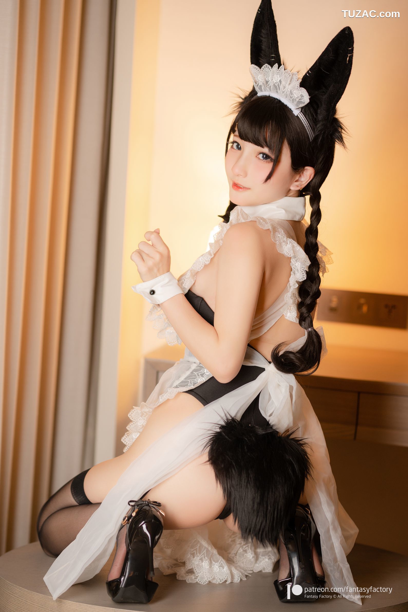 Fantasy-Factory-小丁Ding《Bunny-girl-Maid》-兔女仆-2020.10