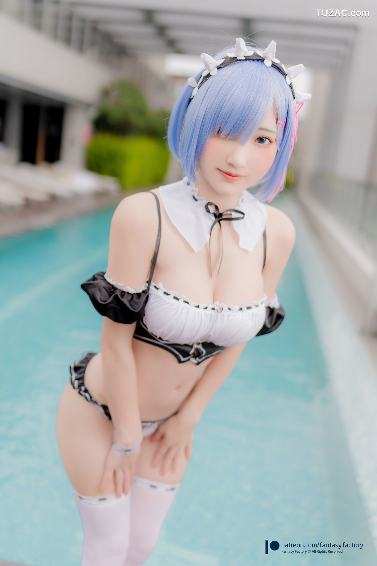 Fantasy-Factory-小丁Ding《Rem-swimsuit》-莱姆泳装-2020.08