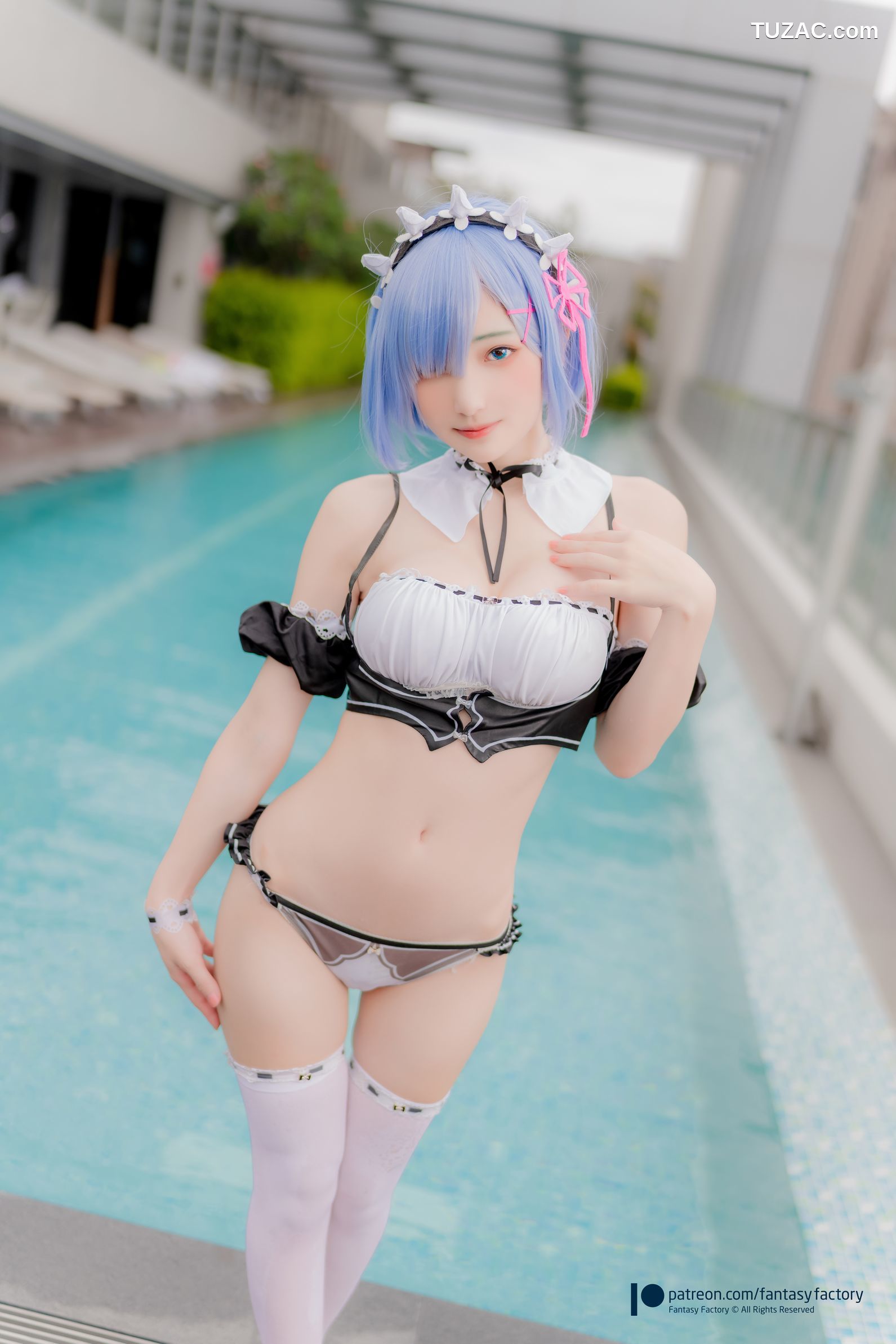 Fantasy-Factory-小丁Ding《Rem-swimsuit》-莱姆泳装-2020.08