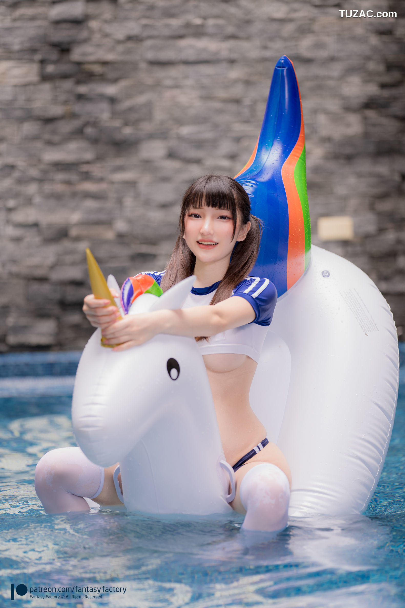 Fantasy-Factory-小丁Ding《half-bloomers》-超短T恤短裤-2021.08