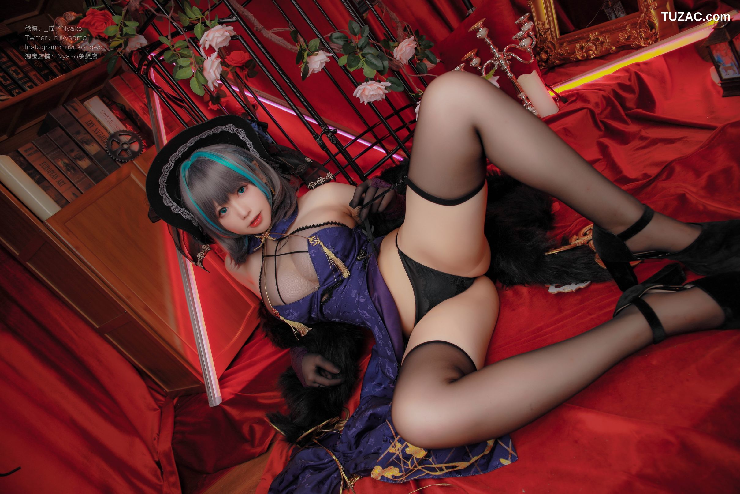 Nyako喵子-碧蓝航线-Cheshire-Cheongsam