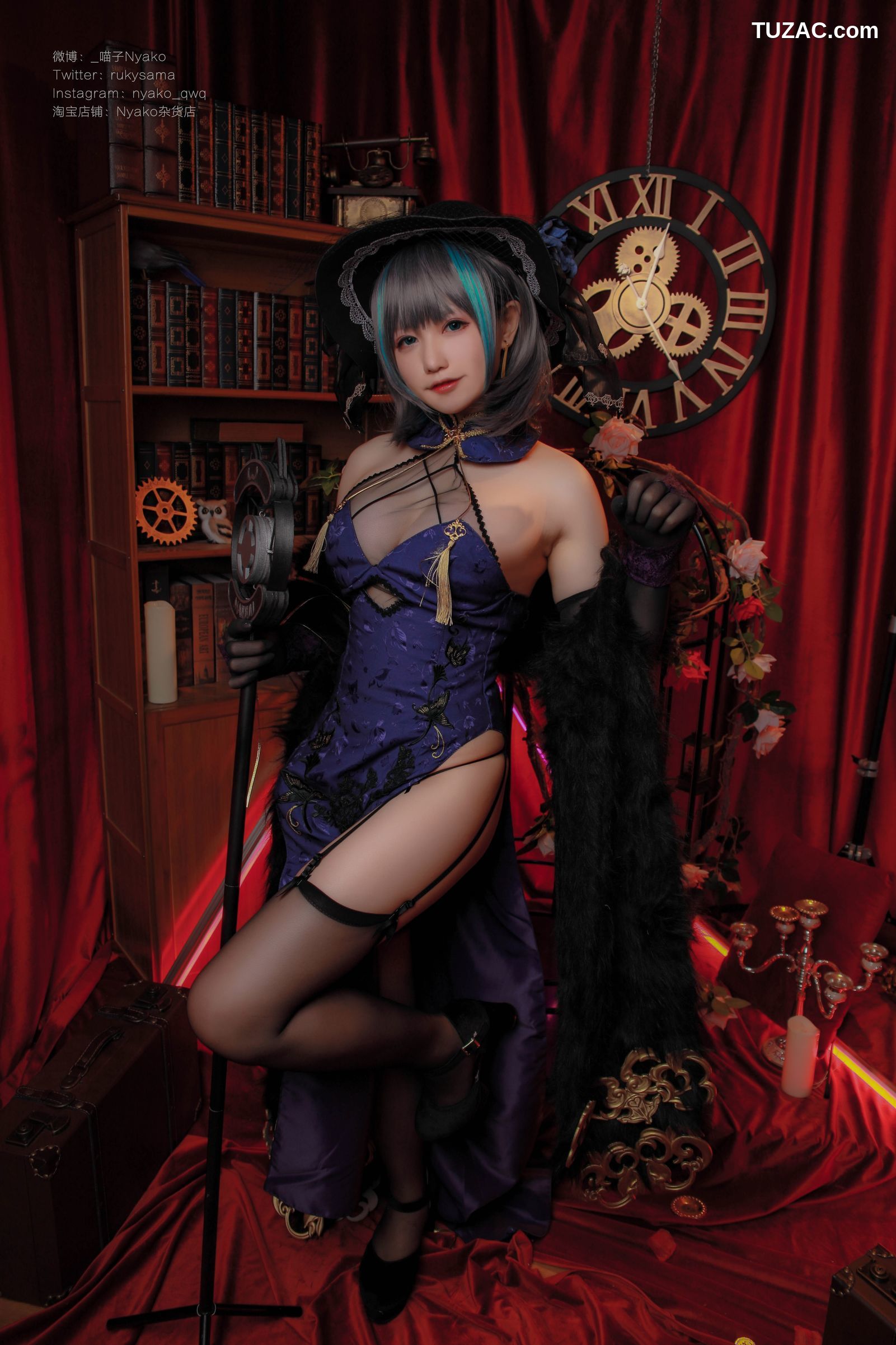 Nyako喵子-碧蓝航线-Cheshire-Cheongsam