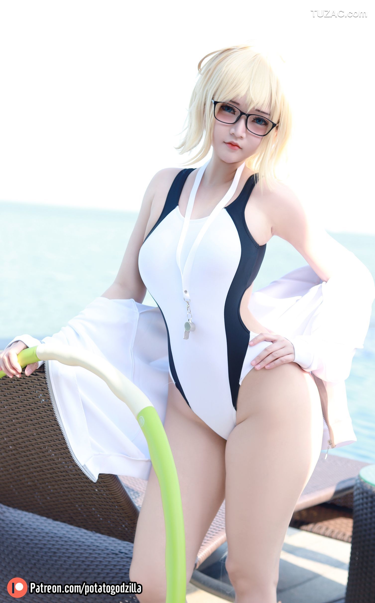 Potato-Godzilla-Jeanne-d-Arc-Swimsuit