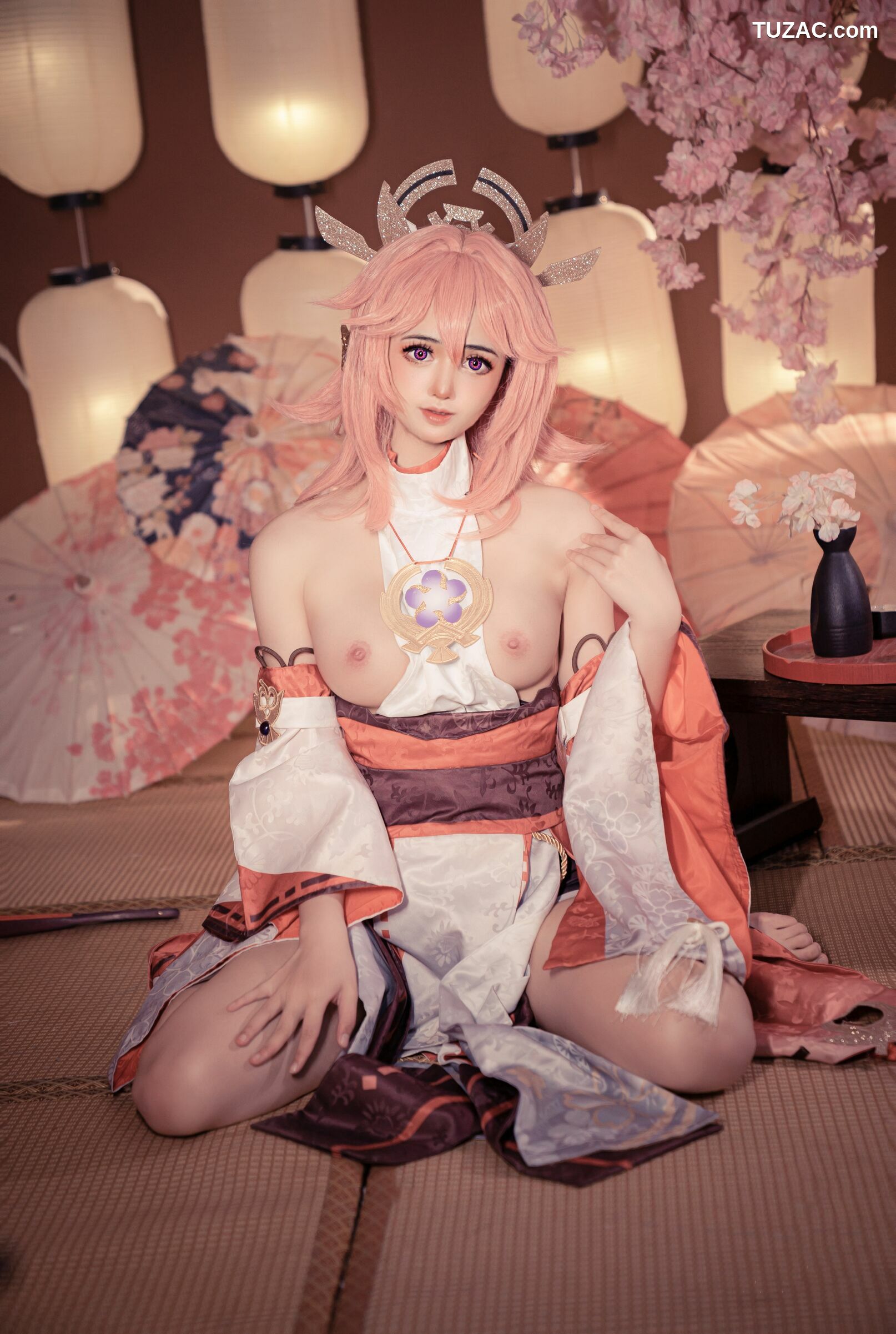 小礼好困-Cosplay-八重神子