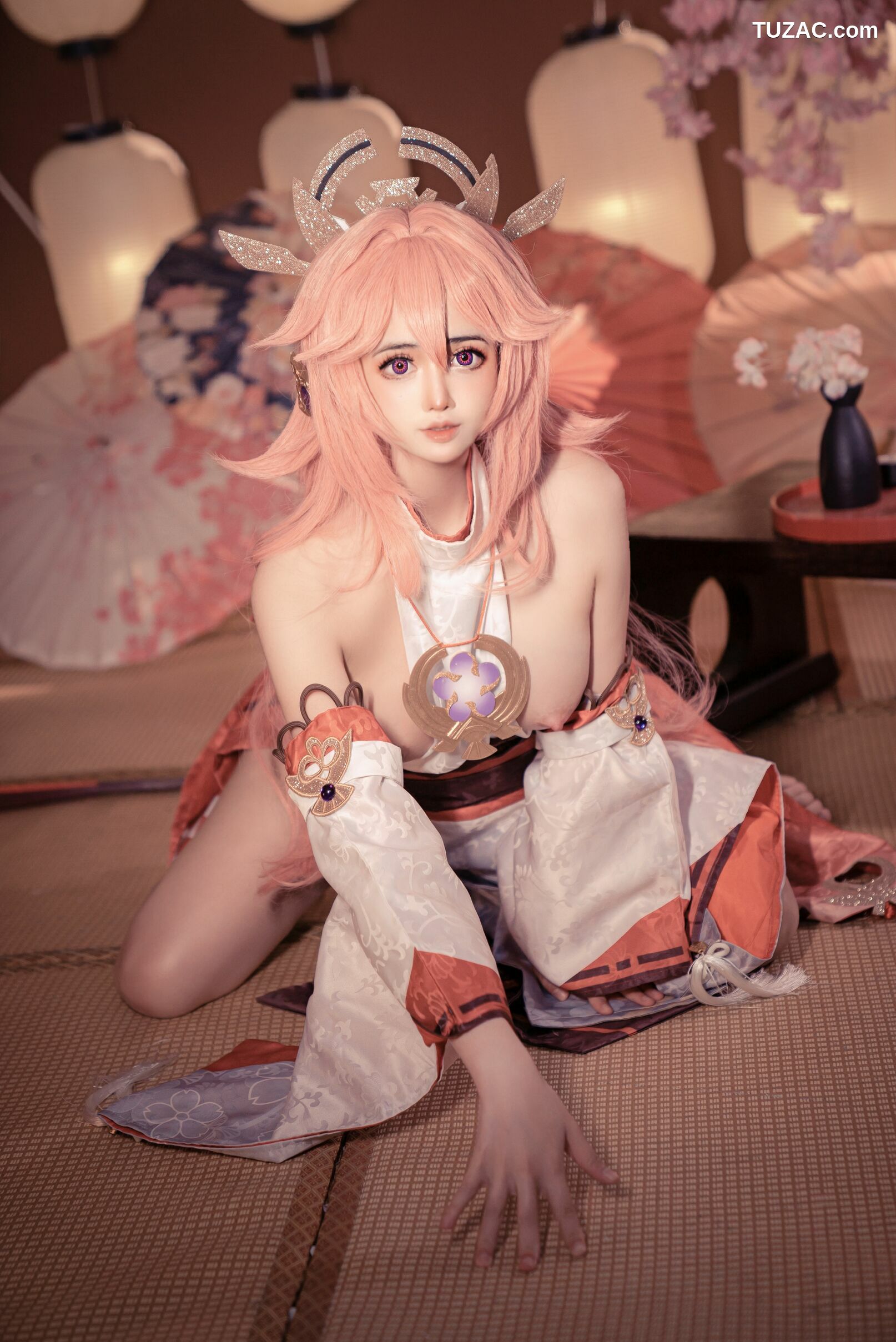 小礼好困-Cosplay-八重神子