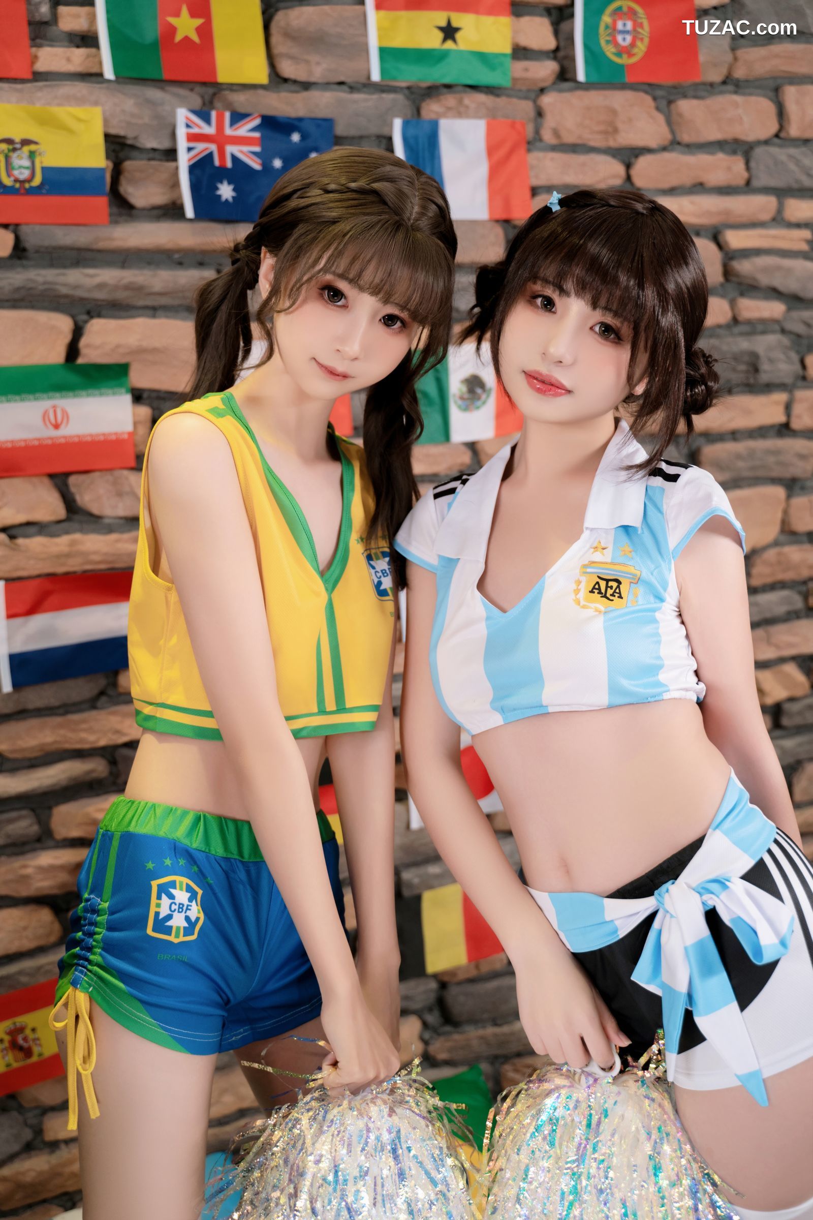 爆机少女喵小吉-金鱼kinngyo-足球宝贝