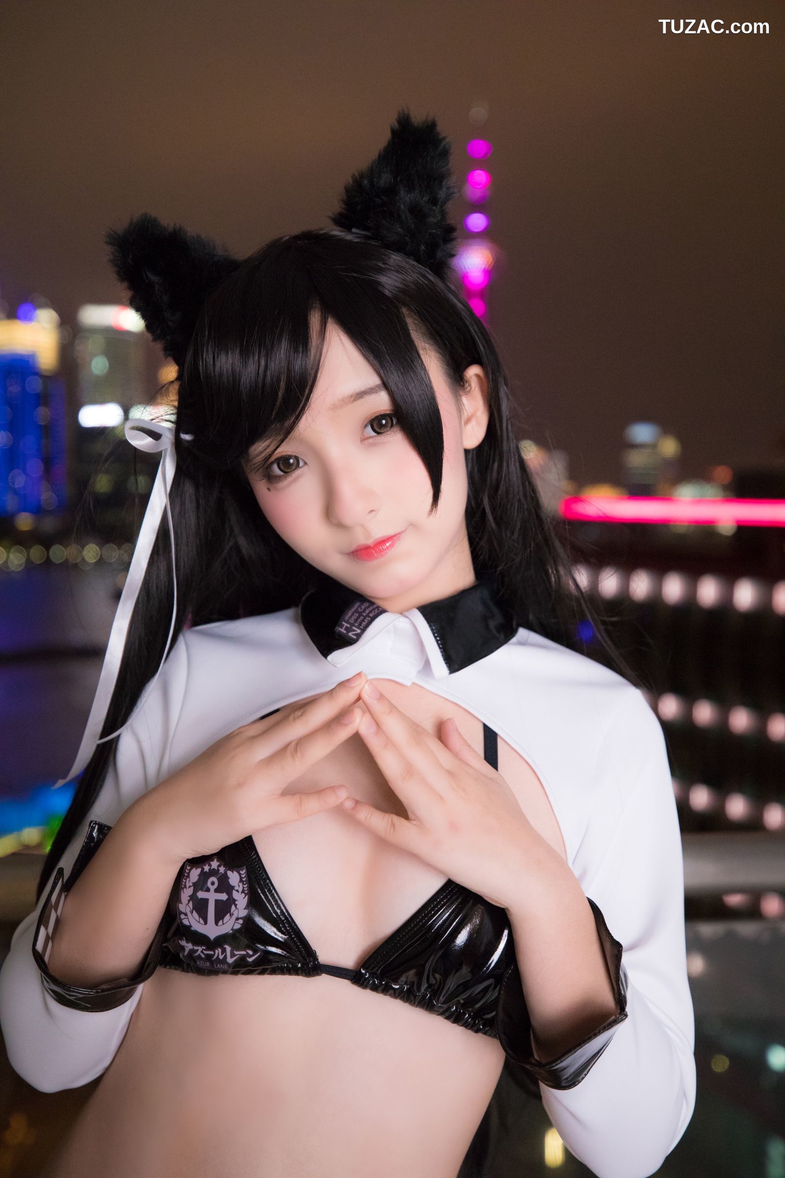 神楽坂真冬-001-胶袜-ATAGO-LATEX