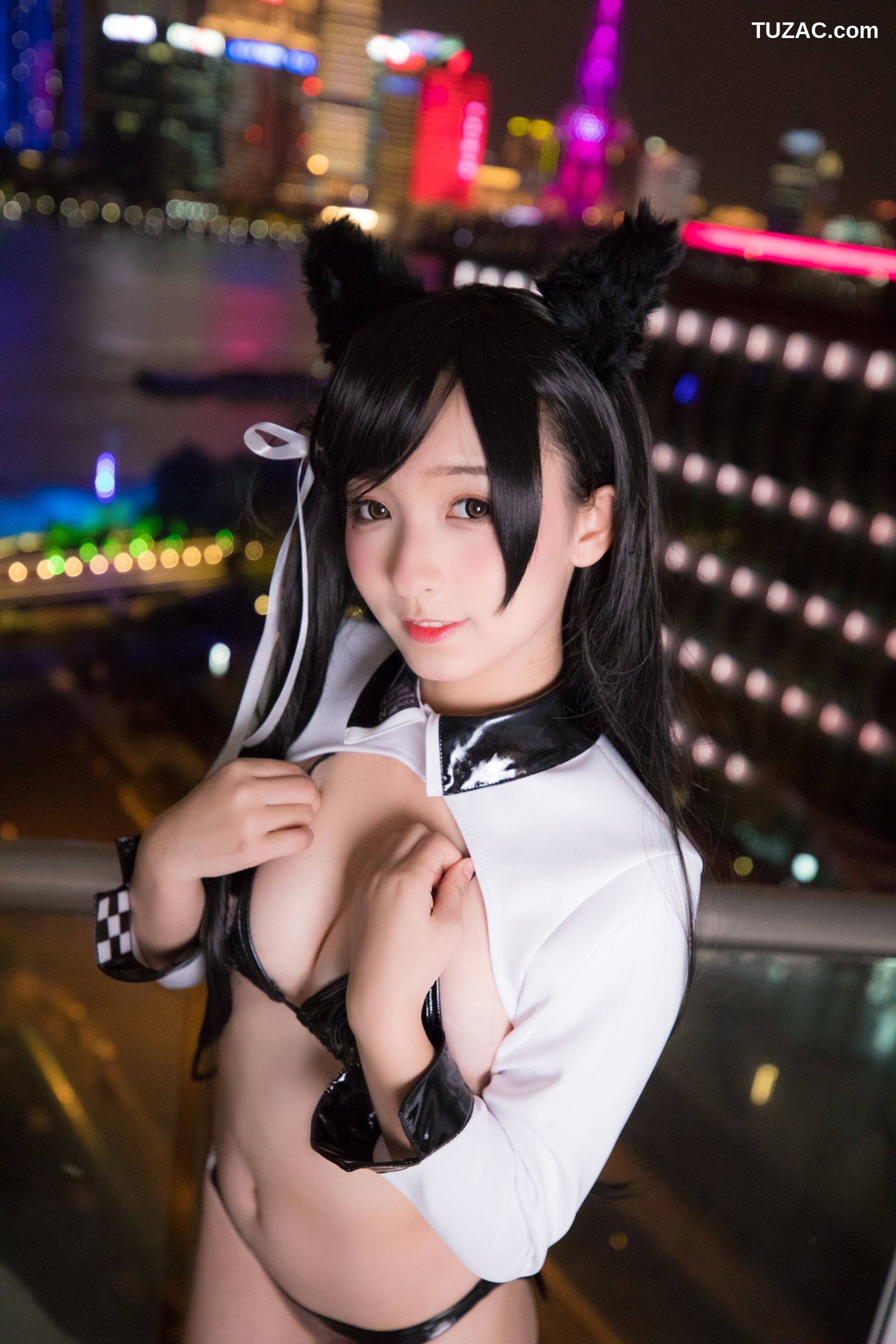 神楽坂真冬-001-胶袜-ATAGO-LATEX