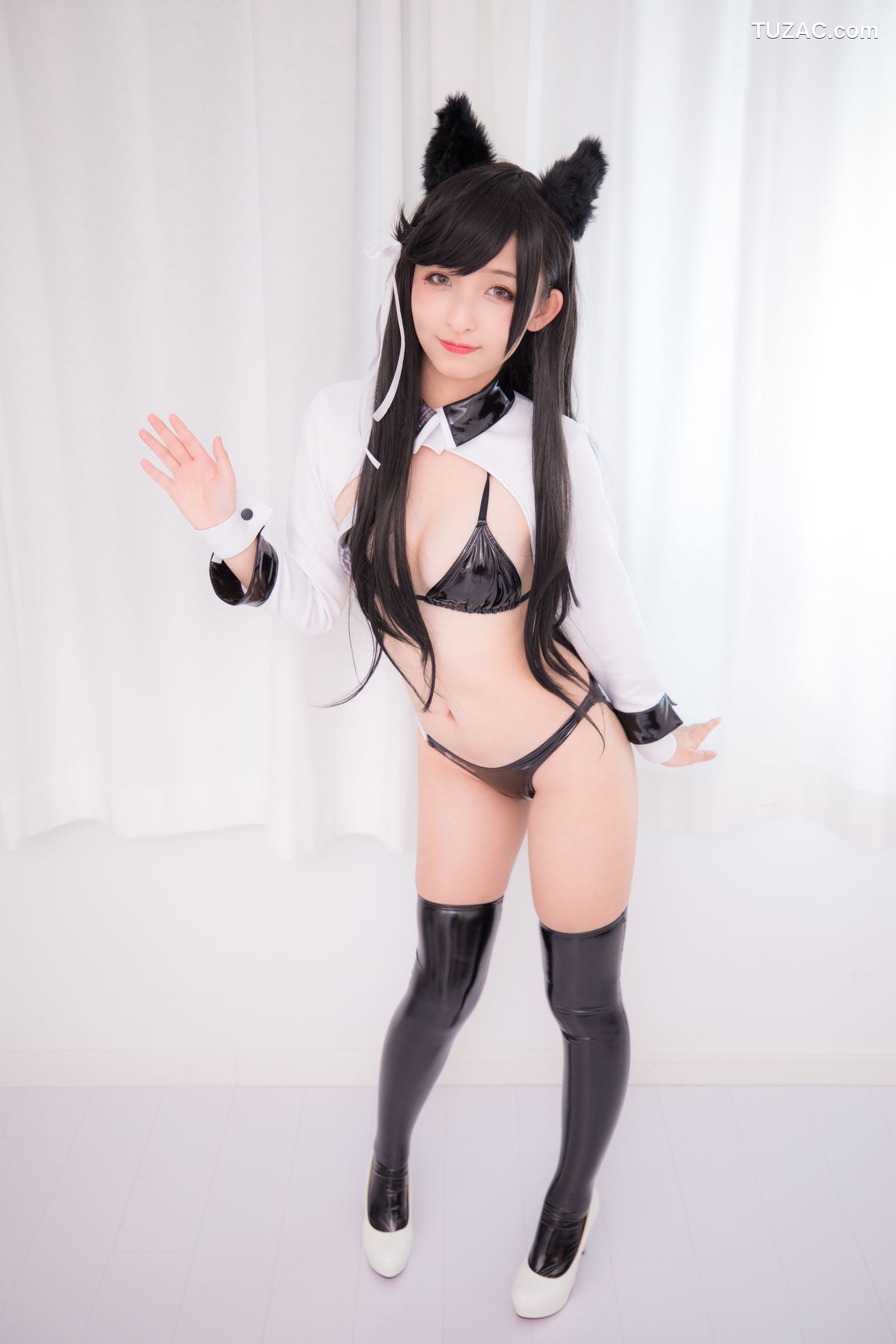 神楽坂真冬-001-胶袜-ATAGO-LATEX