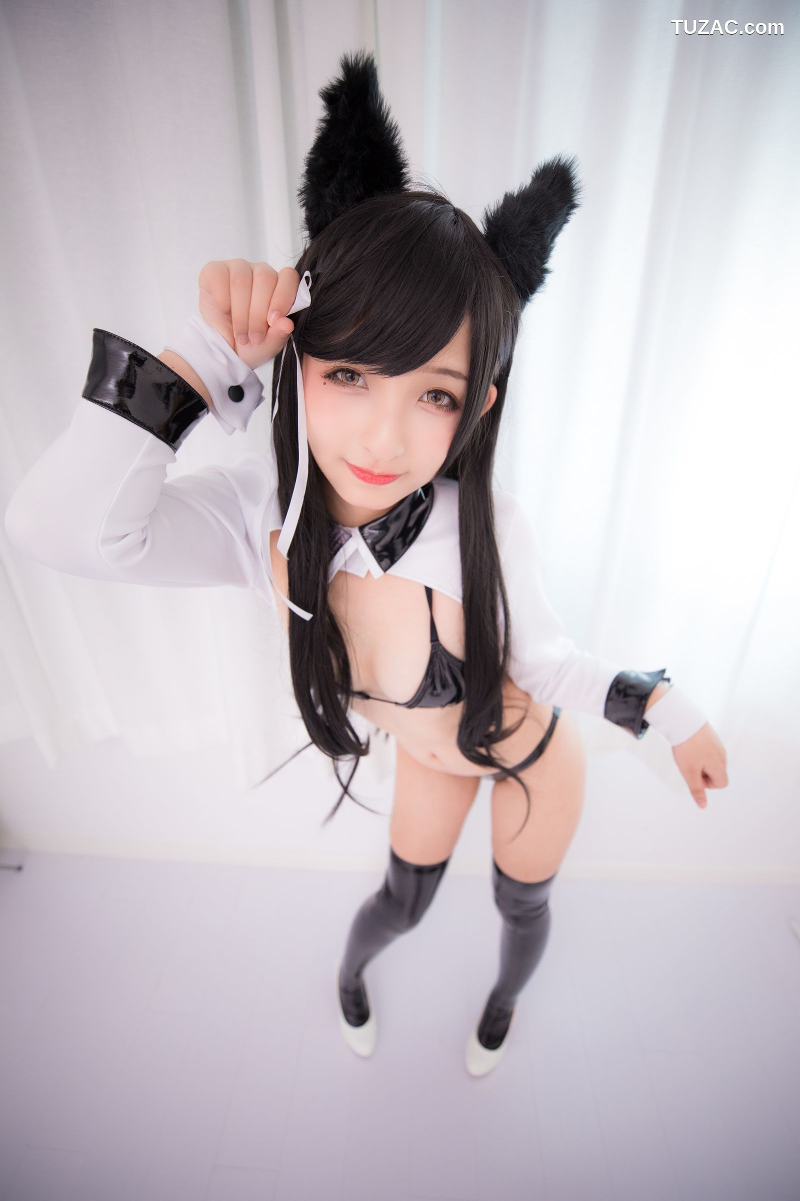 神楽坂真冬-001-胶袜-ATAGO-LATEX