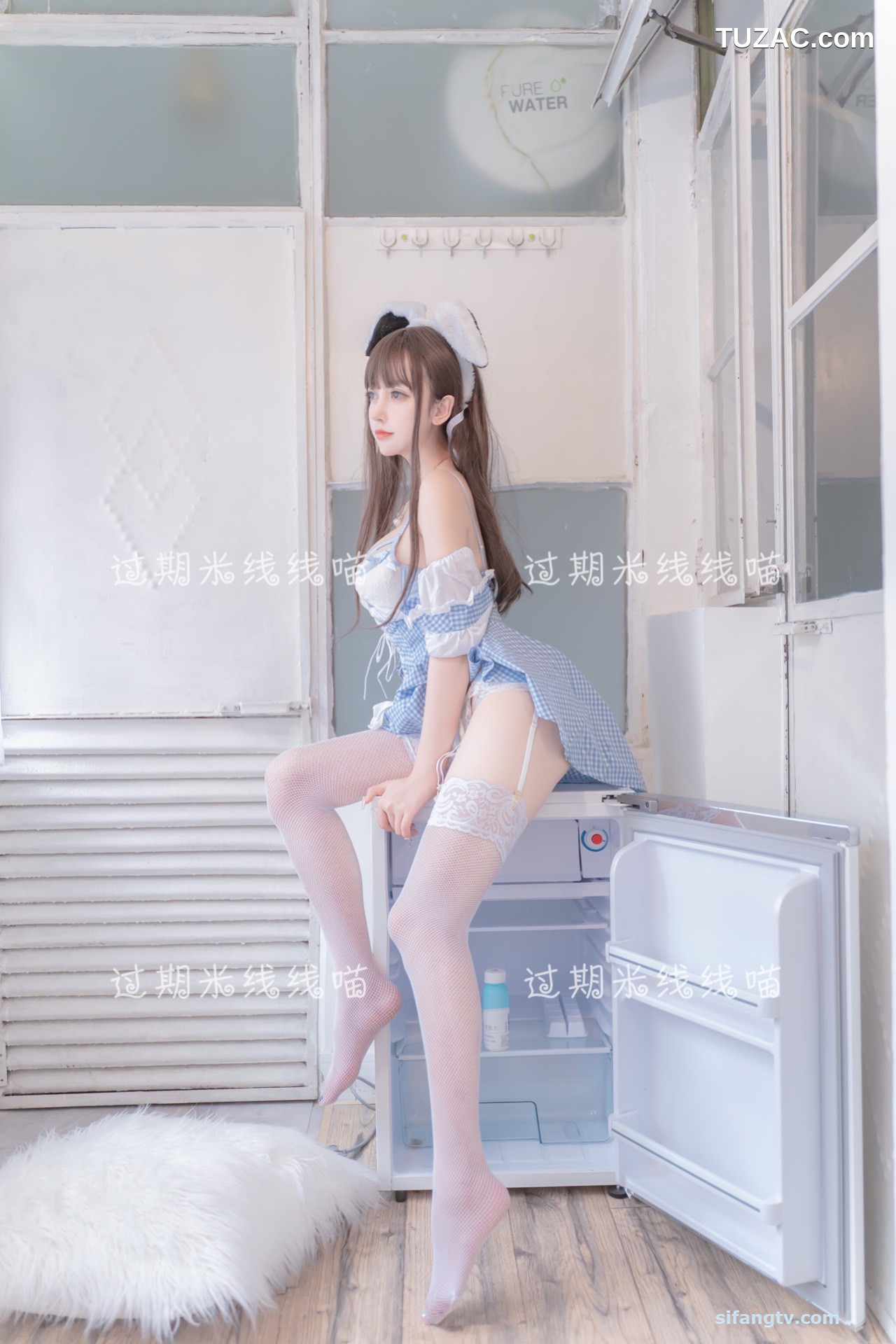 过期米线线喵-女仆蓝白