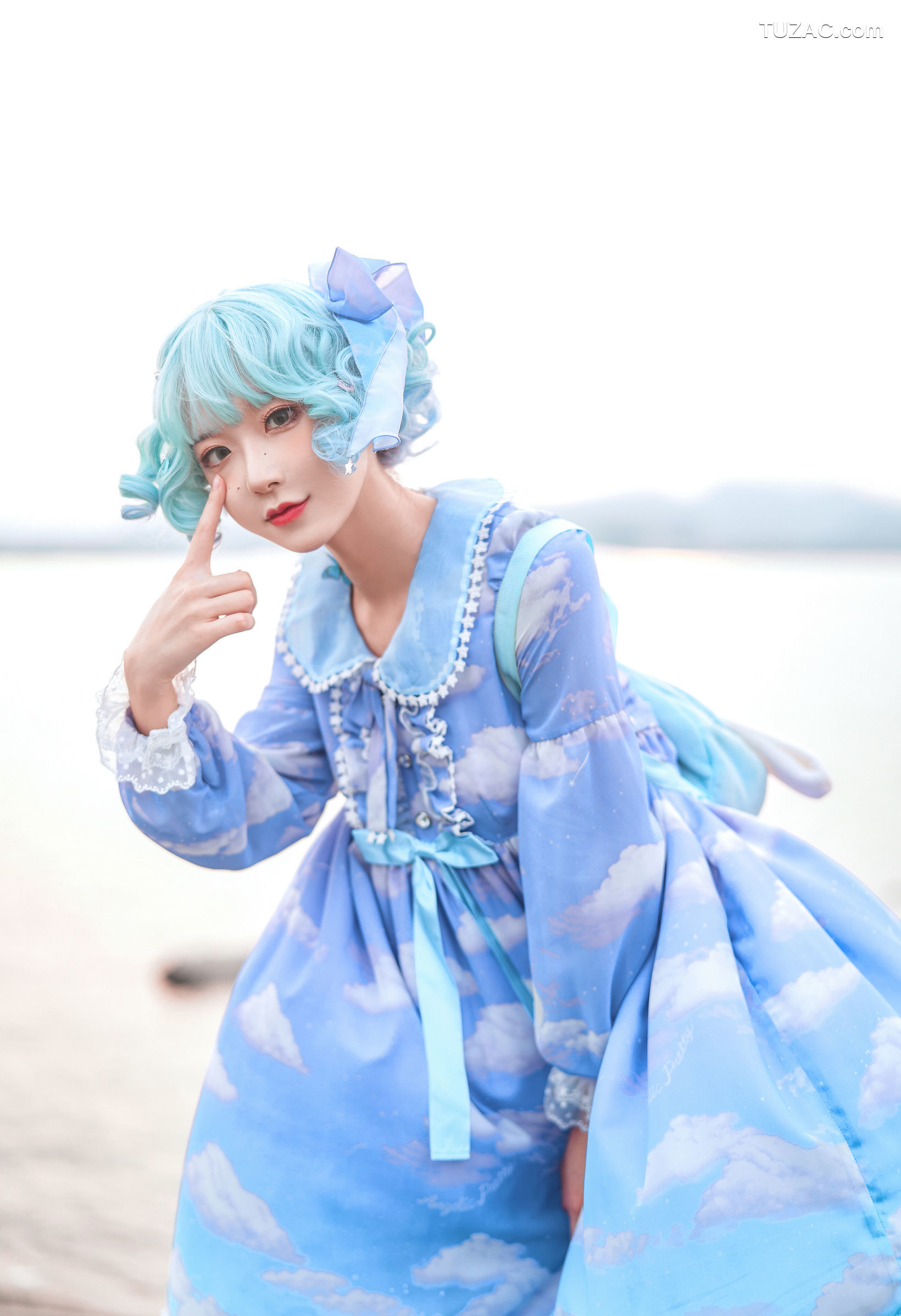 阿包也是兔娘-No.05-lolita蓝裙-9P