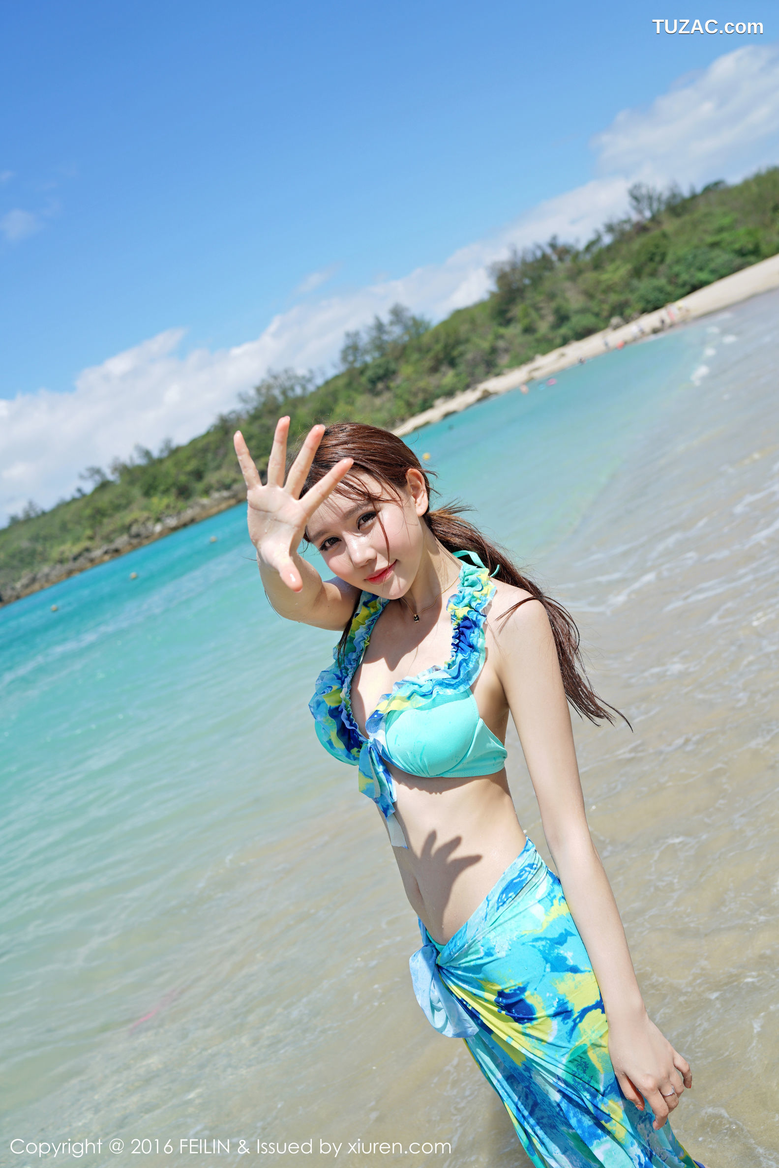 FeiLin嗲囡囡-045-Milk楚楚-《海边比基尼-泳装》-2016.06.28