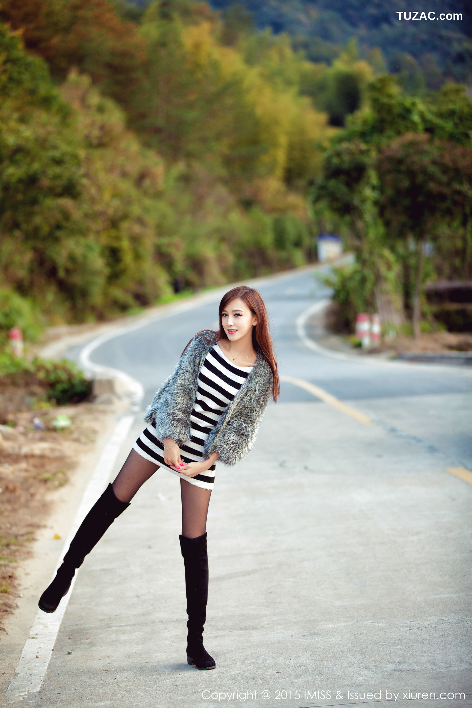 IMiss爱蜜社-040-李玉洁daisy-武汉大别山薄刀峰旅拍