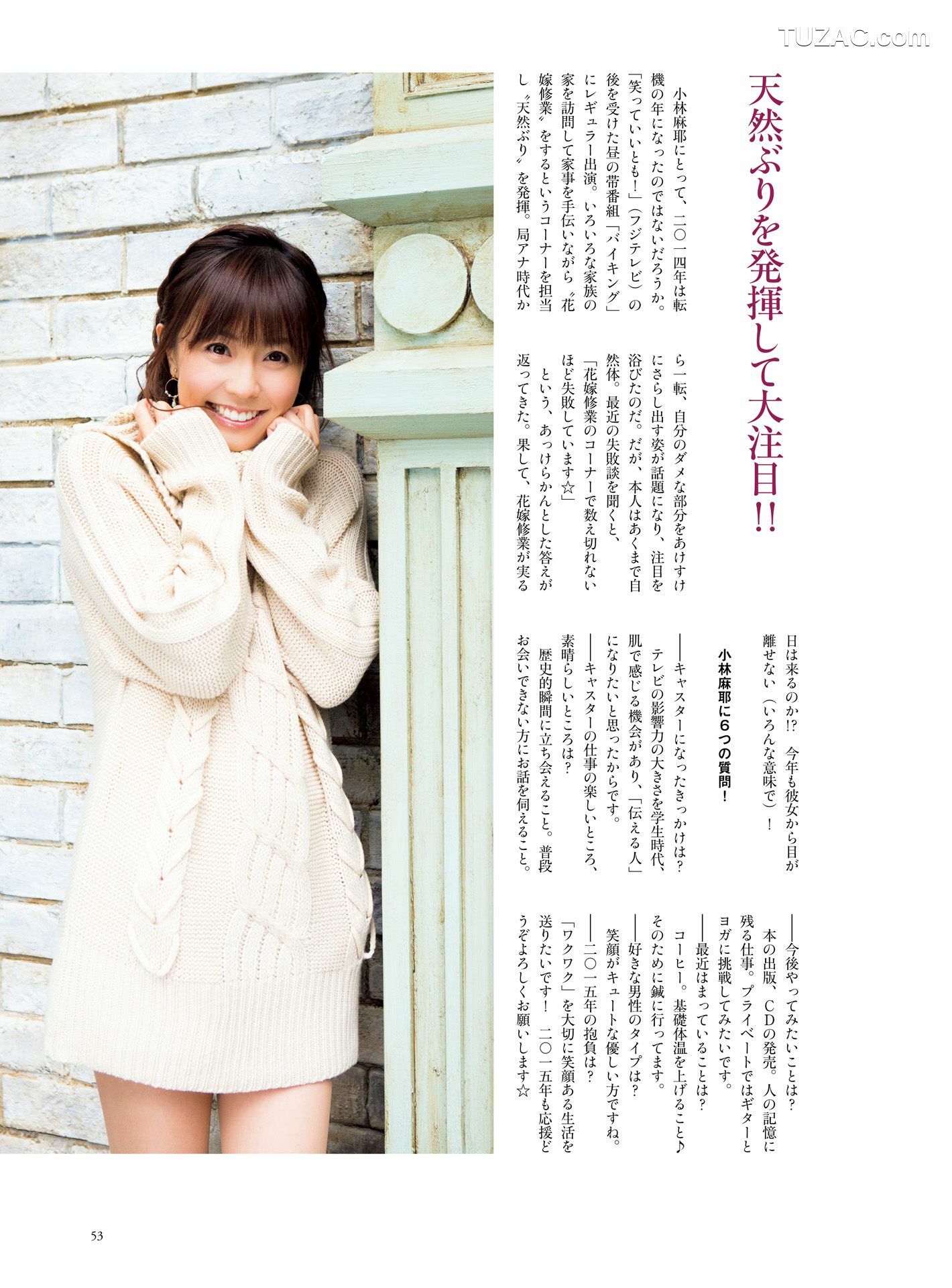 PB写真集_皆藤愛子/小林麻耶/岡副麻希/美馬怜子《原色美人キャスター大図鑑2015》 [100P]