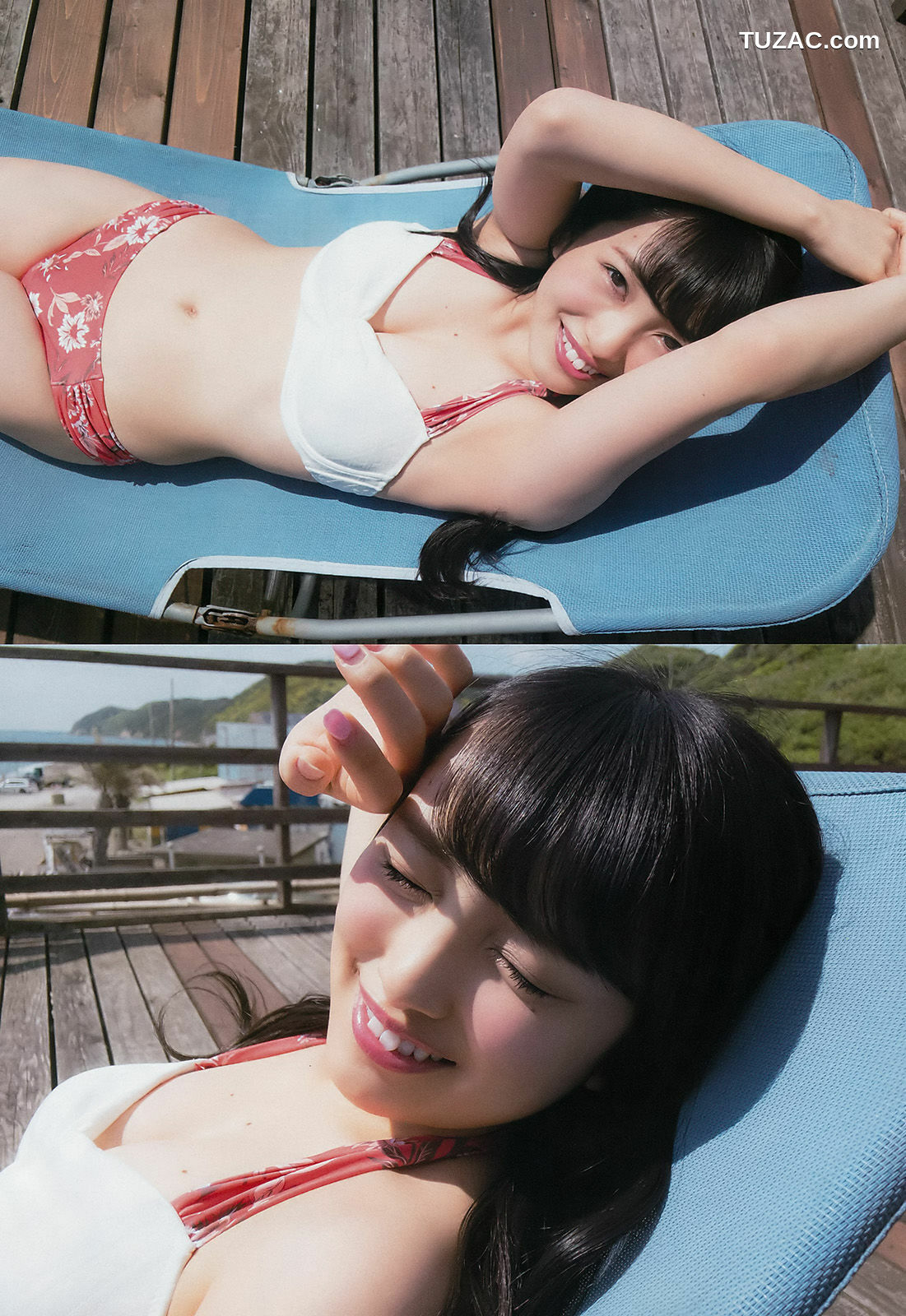 Weekly Big Comic Spirits杂志写真_ 向井地美音 2017年No.32 写真杂志[9P]