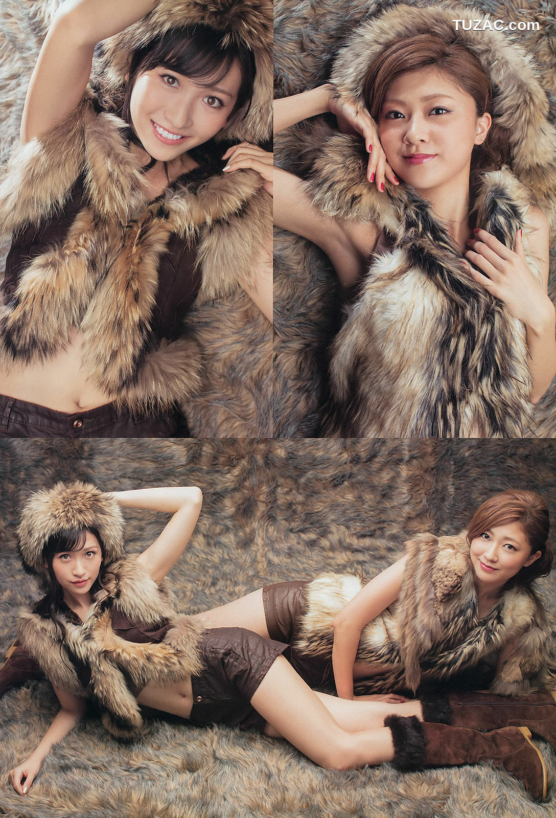 Weekly Big Comic Spirits杂志写真_ 横山ルリカ 熊井友理奈 2014年No.09 写真杂志[7P]