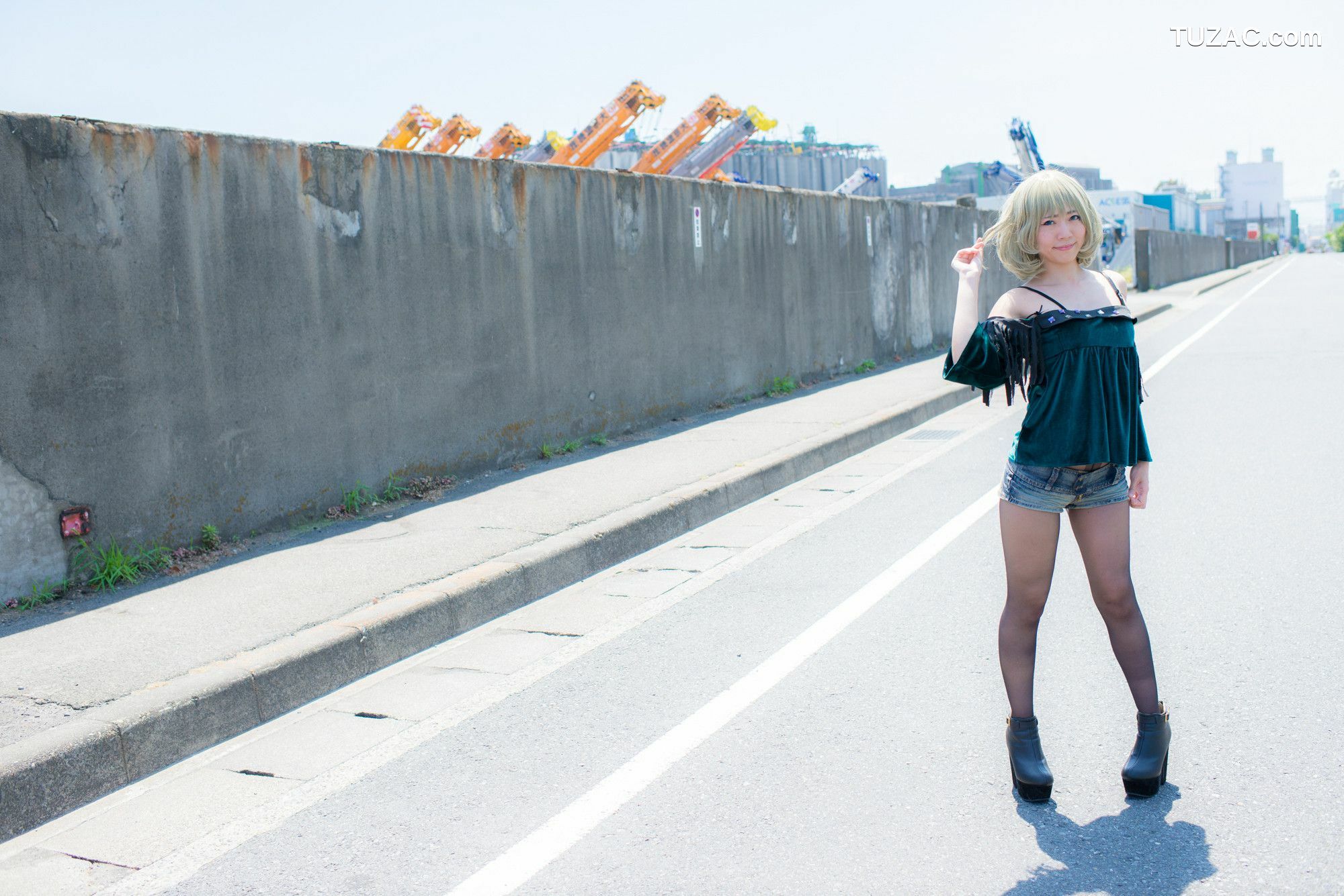 日本CosPlay_Ayane(あやね) 《Idolmaster》Takagaki Kaede(高垣楓) 写真集[100P]