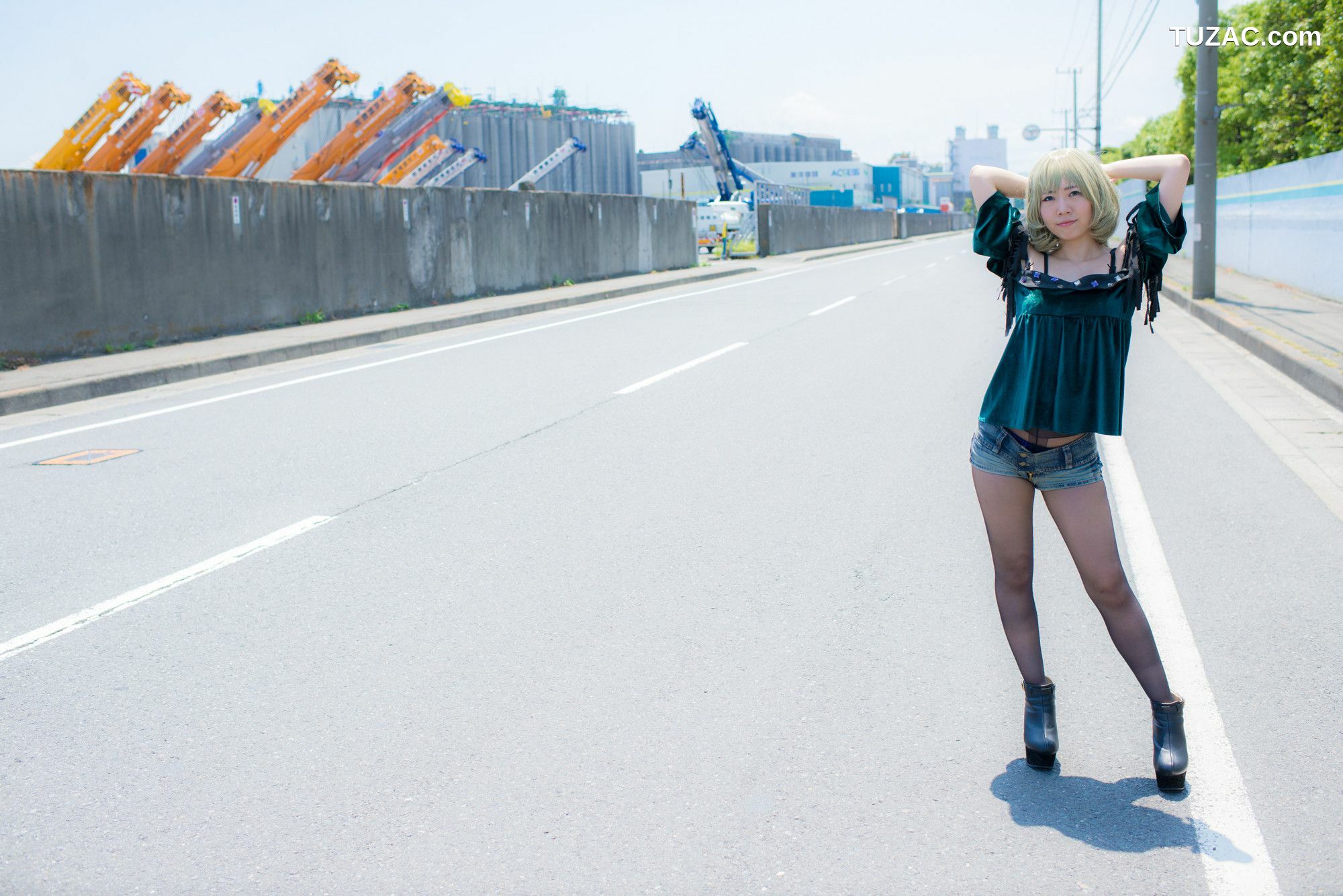 日本CosPlay_Ayane(あやね) 《Idolmaster》Takagaki Kaede(高垣楓) 写真集[100P]