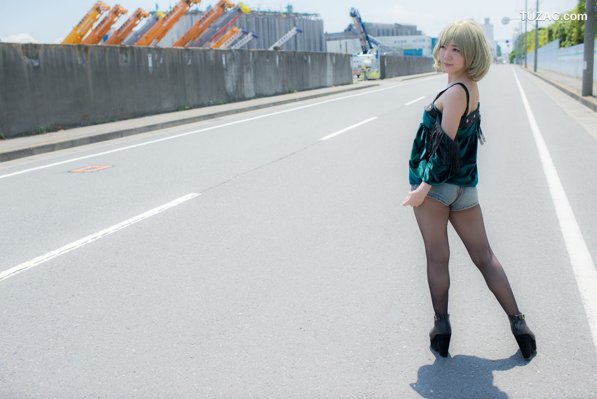 日本CosPlay_Ayane(あやね) 《Idolmaster》Takagaki Kaede(高垣楓) 写真集[100P]