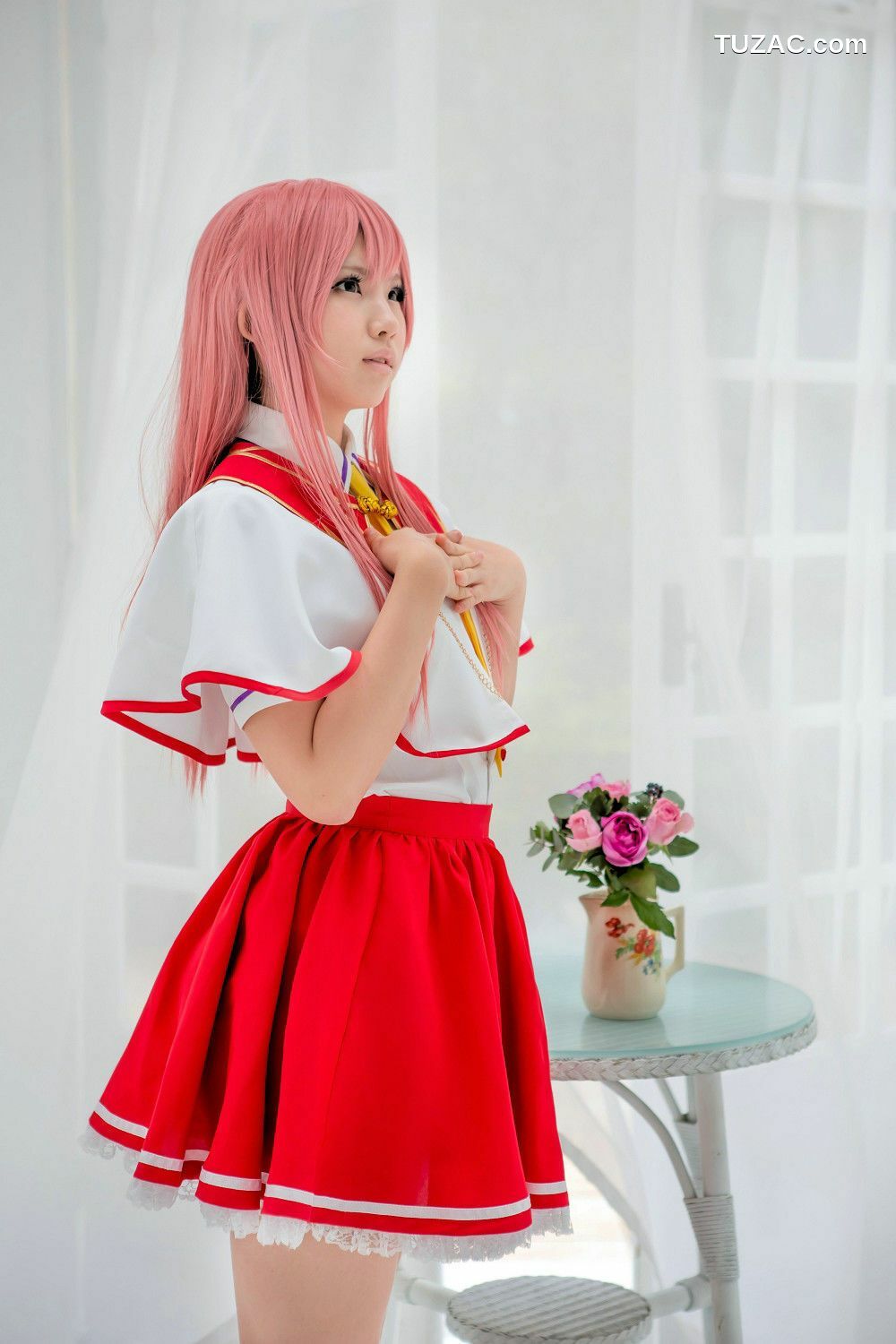 日本CosPlay_Enako(えなこ) 《秽翼的尤斯蒂娅》 Eris Floralia 艾丽丝 写真集