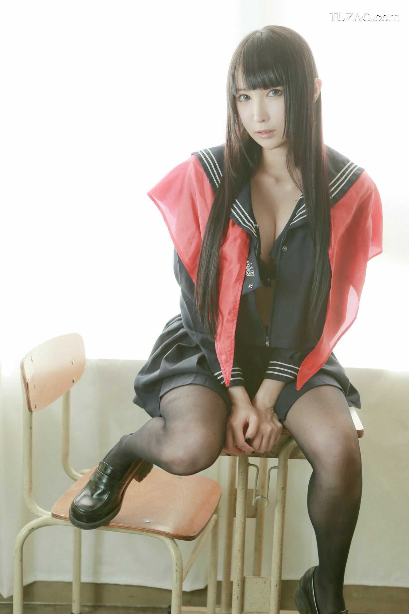 日本CosPlay_LeChat(るしゃ) School Girl(女子校生) 写真集[100P]