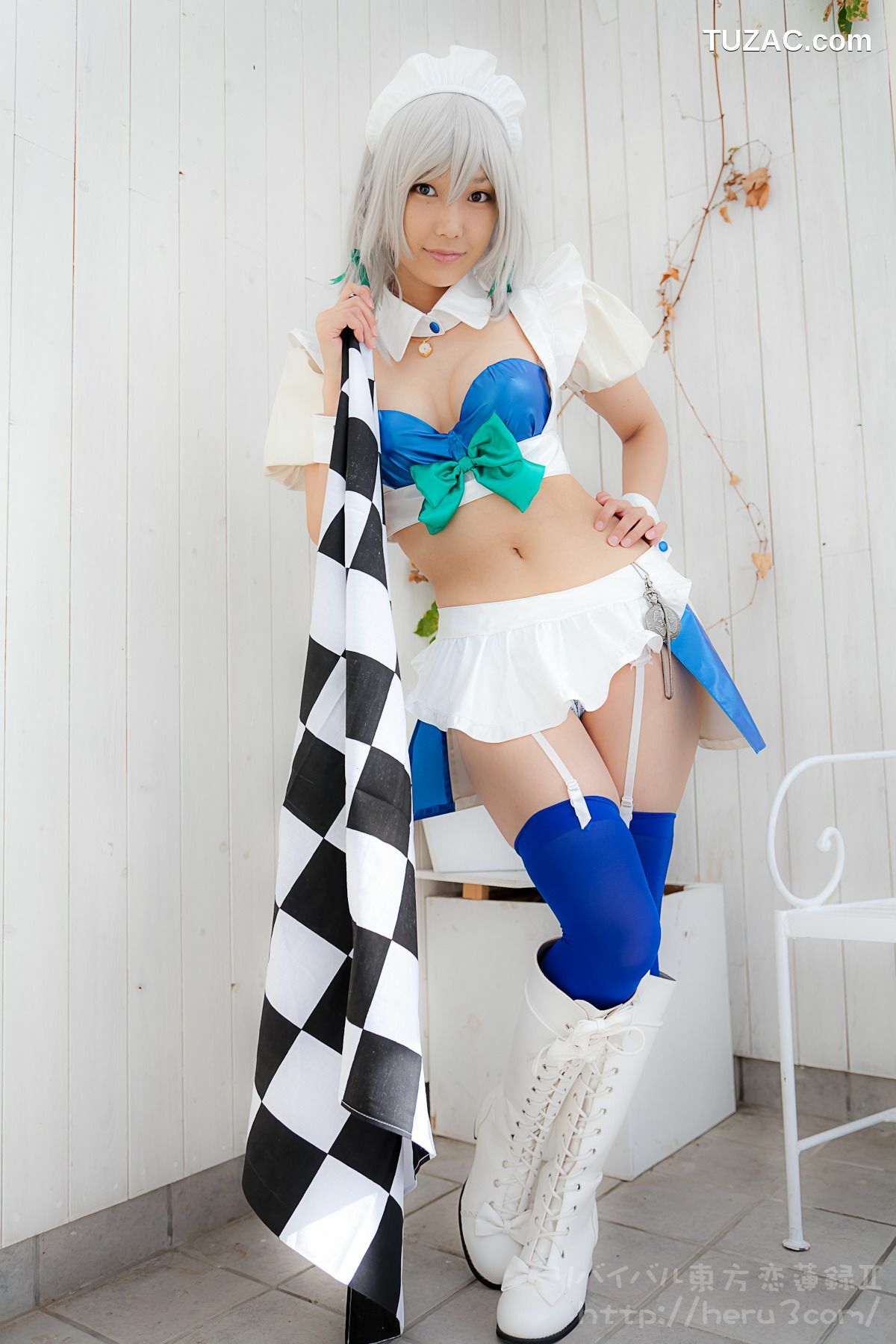 日本CosPlay_Lenfried《东方Project》十六夜咲夜 Special-RaceQueen 写真集