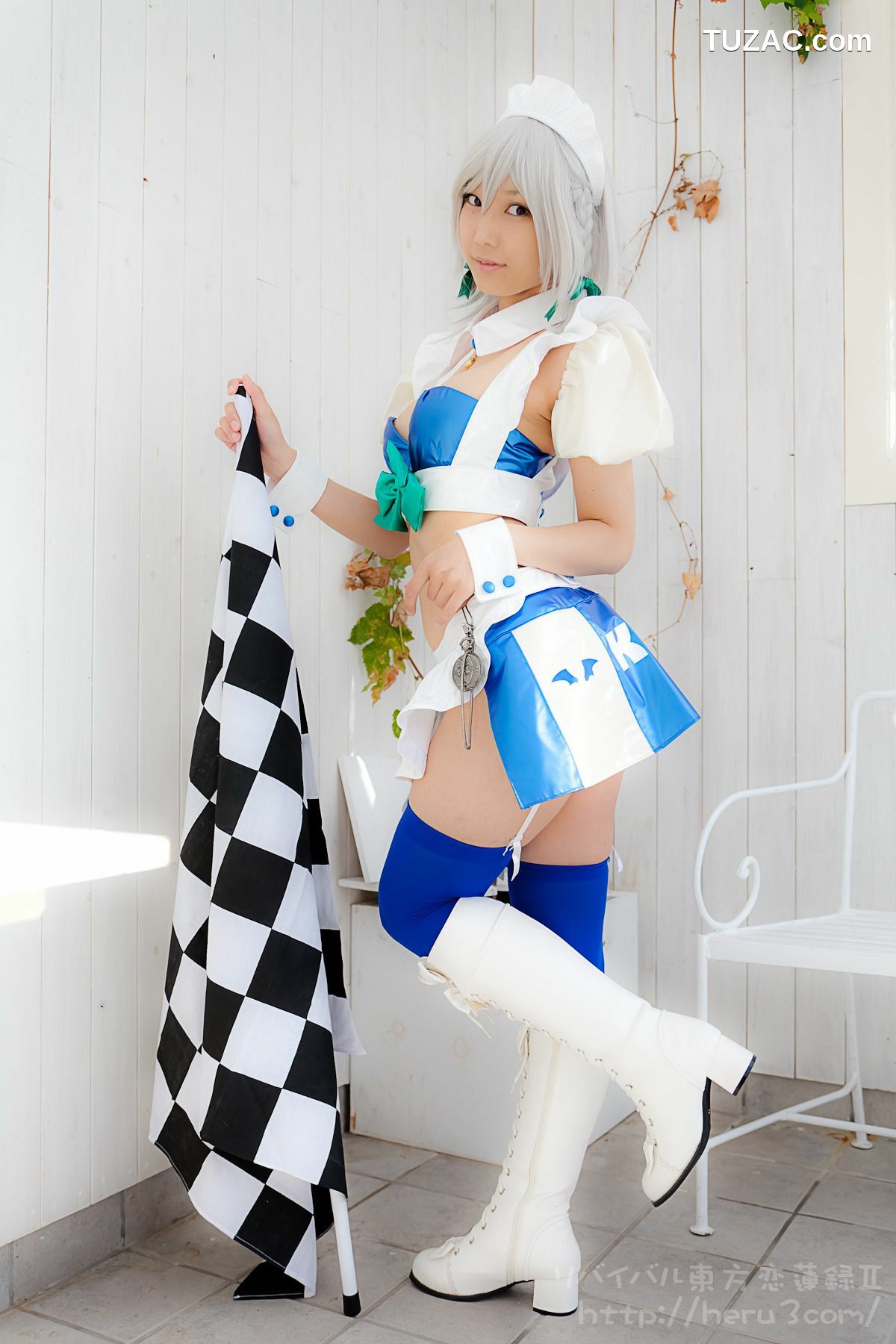 日本CosPlay_Lenfried《东方Project》十六夜咲夜 Special-RaceQueen 写真集