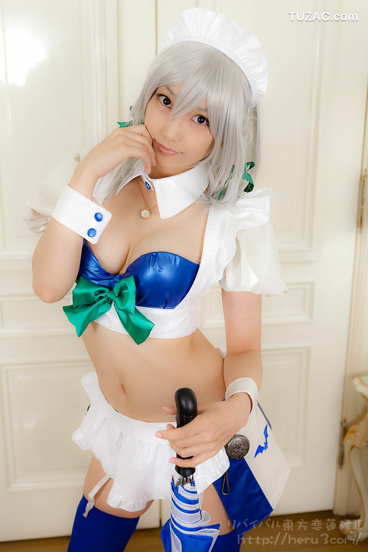 日本CosPlay_Lenfried《东方Project》十六夜咲夜 Special-RaceQueen 写真集