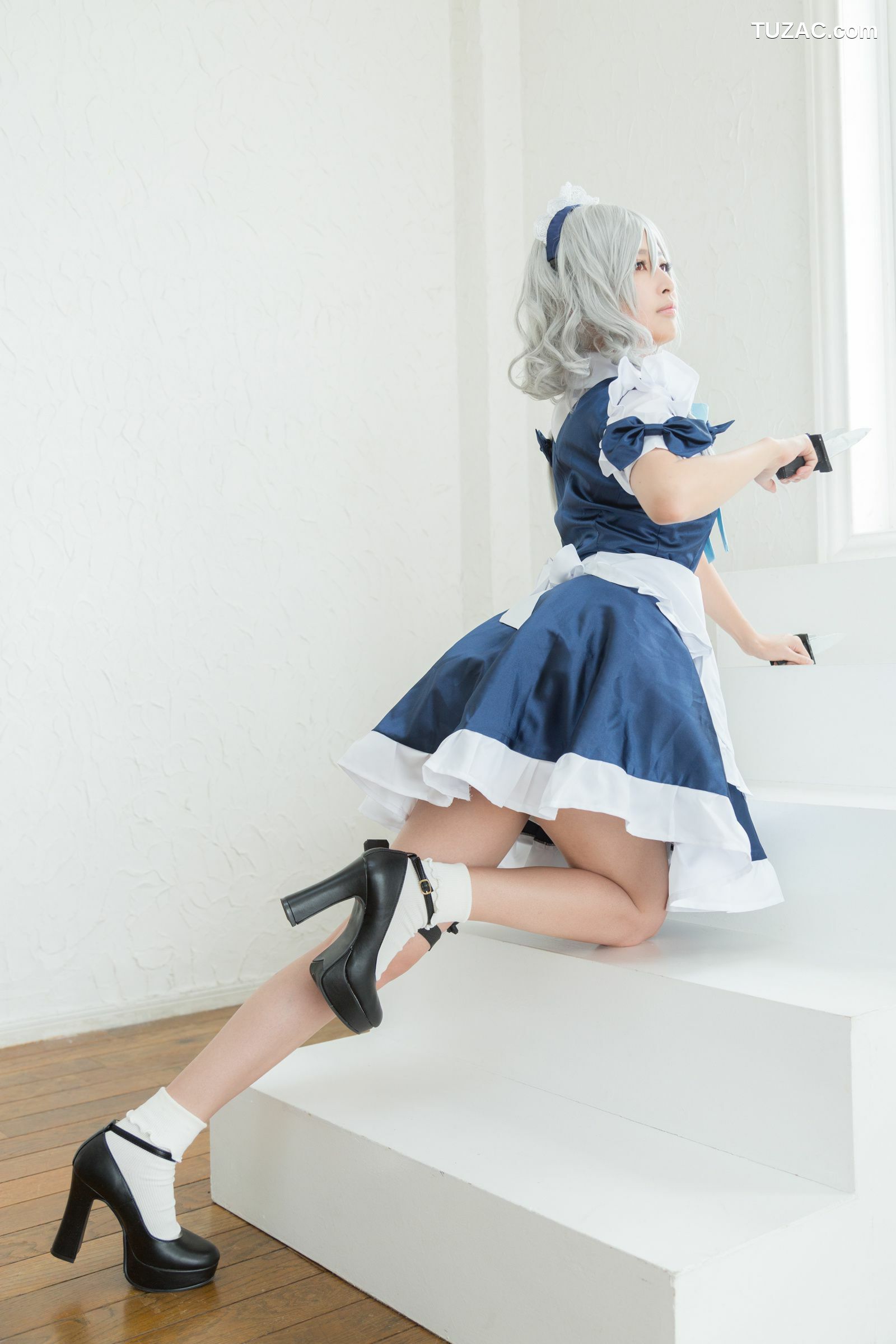 日本CosPlay_Na-san(なーさん) 《東方Projec》Izayoi Sakuya(十六夜咲夜)  写真集[100P]