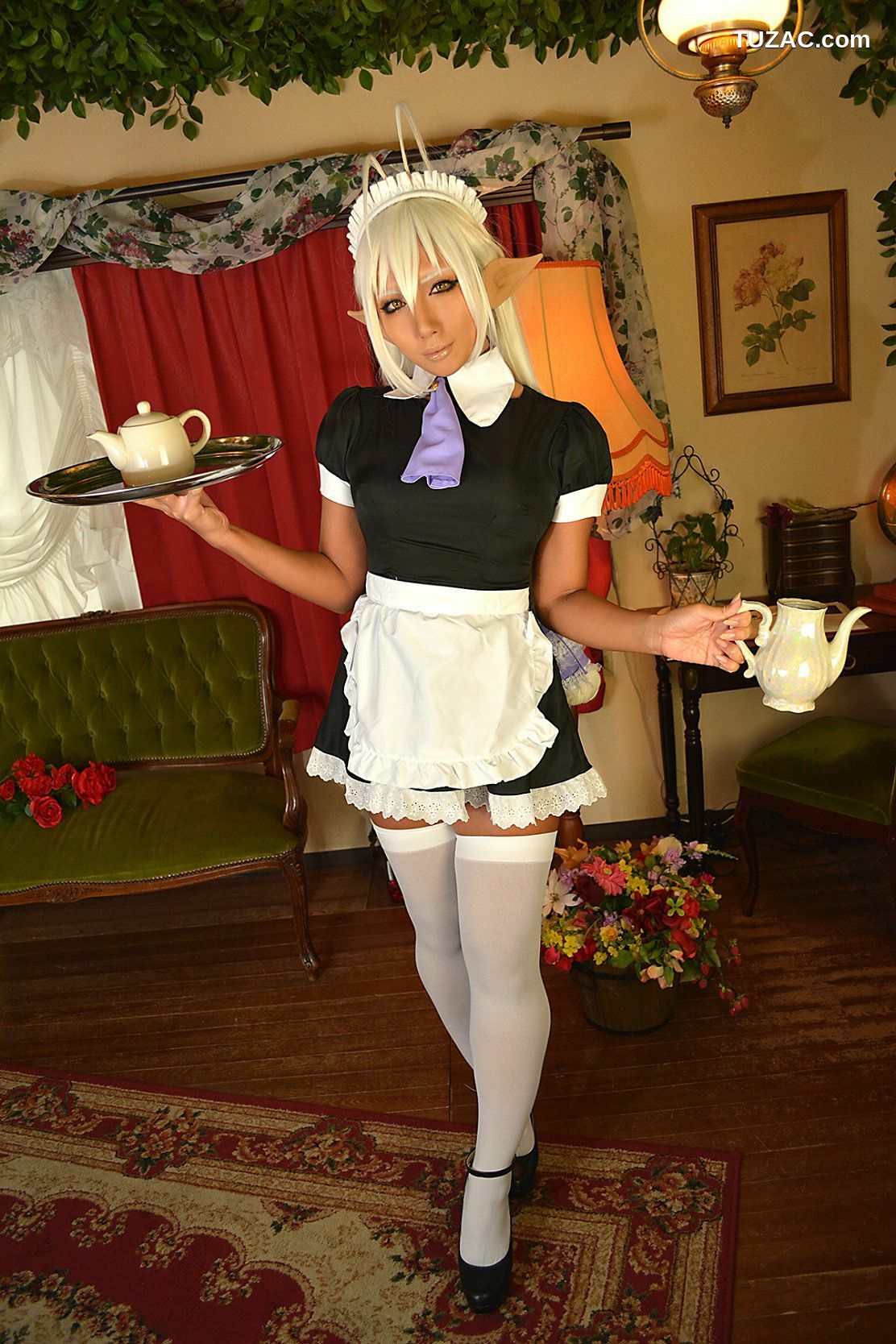 日本CosPlay_Non (Non SummerJack) 《装甲悪鬼村正》Sansei Muramasa Maid 写真集