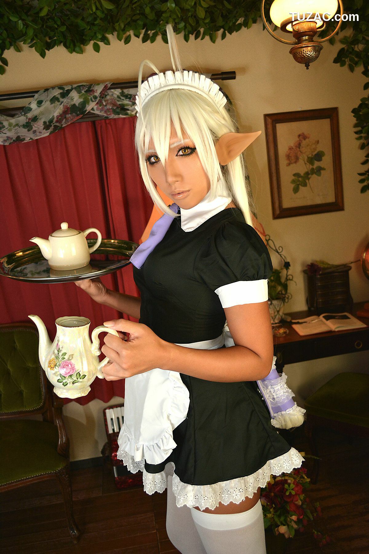 日本CosPlay_Non (Non SummerJack) 《装甲悪鬼村正》Sansei Muramasa Maid 写真集