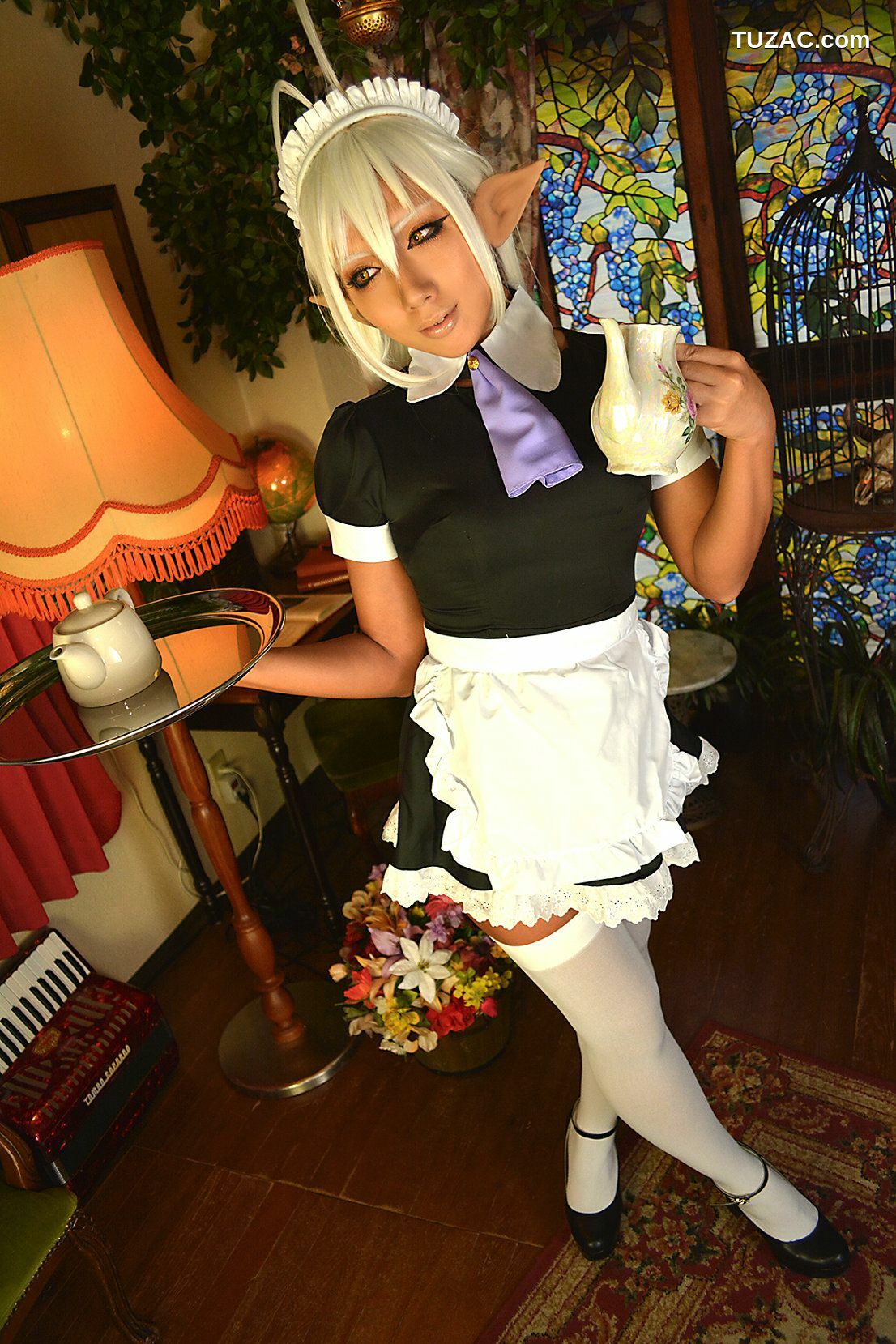 日本CosPlay_Non (Non SummerJack) 《装甲悪鬼村正》Sansei Muramasa Maid 写真集