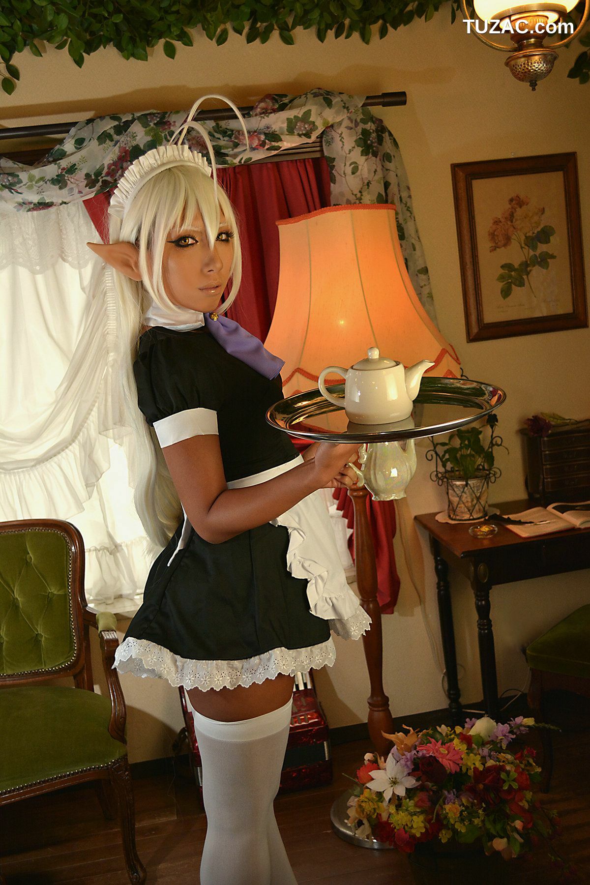 日本CosPlay_Non (Non SummerJack) 《装甲悪鬼村正》Sansei Muramasa Maid 写真集