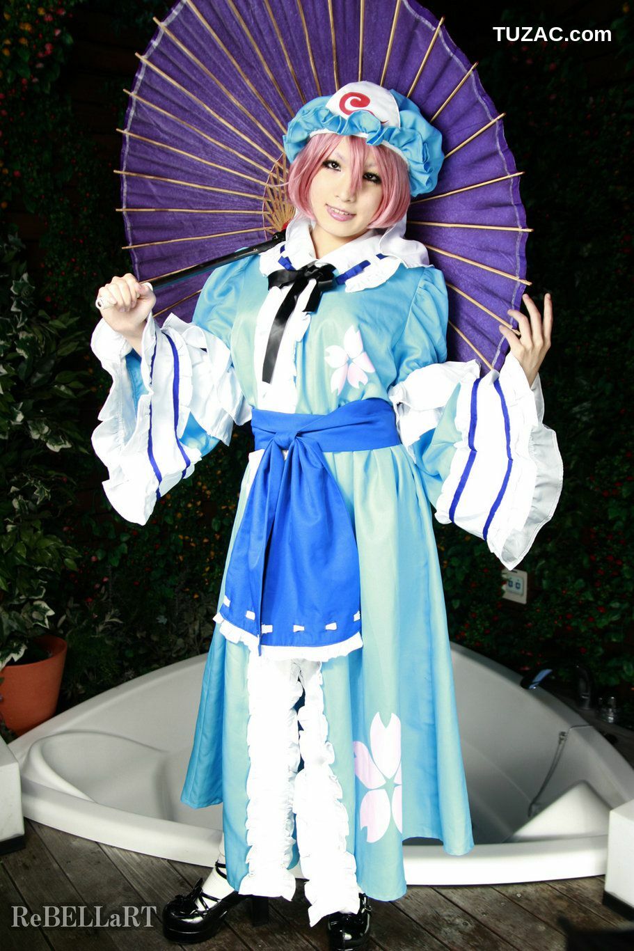 日本CosPlay_あらい夜魅 《東方Project》西行寺幽々子 写真集