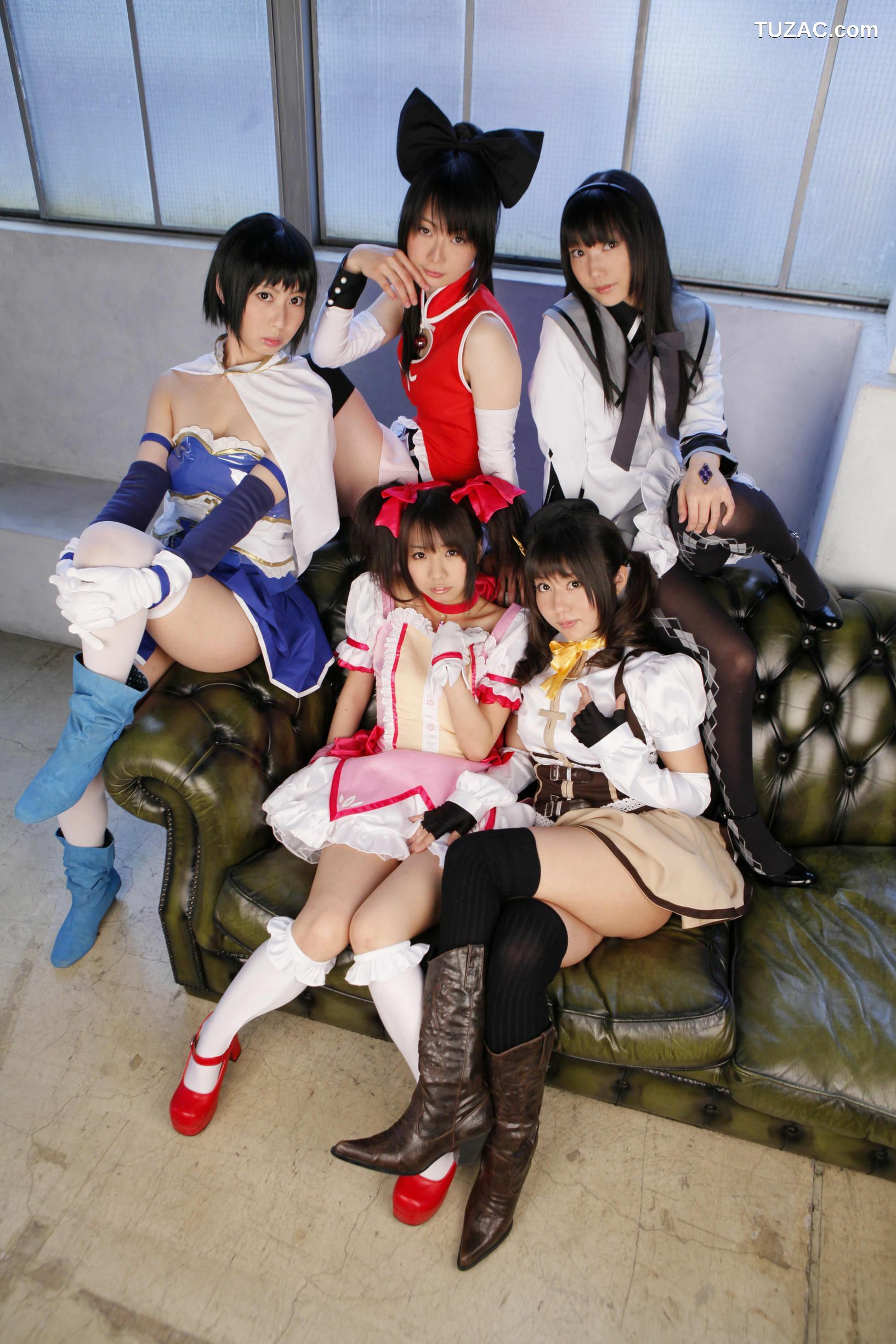 日本CosPlay_れんふりーど&amp;うしじまいい肉&amp;つくし&amp;ぷで&amp;★みーや★ 《魔法少女まどか☆マギカ》  写真集[105P]