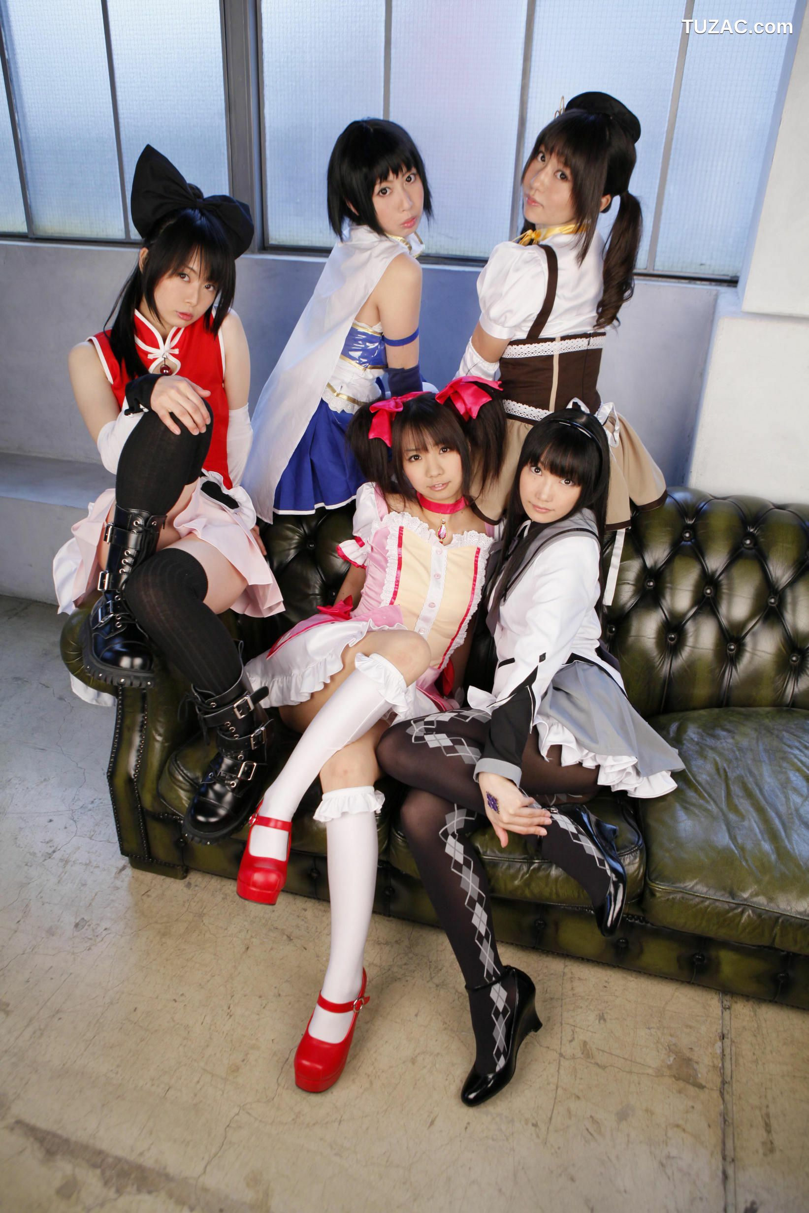 日本CosPlay_れんふりーど&amp;うしじまいい肉&amp;つくし&amp;ぷで&amp;★みーや★ 《魔法少女まどか☆マギカ》  写真集[105P]