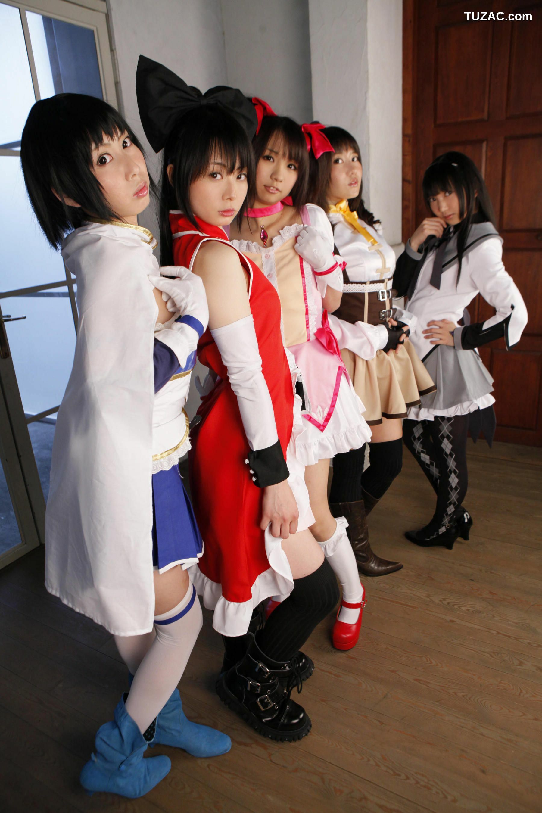 日本CosPlay_れんふりーど&amp;うしじまいい肉&amp;つくし&amp;ぷで&amp;★みーや★ 《魔法少女まどか☆マギカ》  写真集[105P]