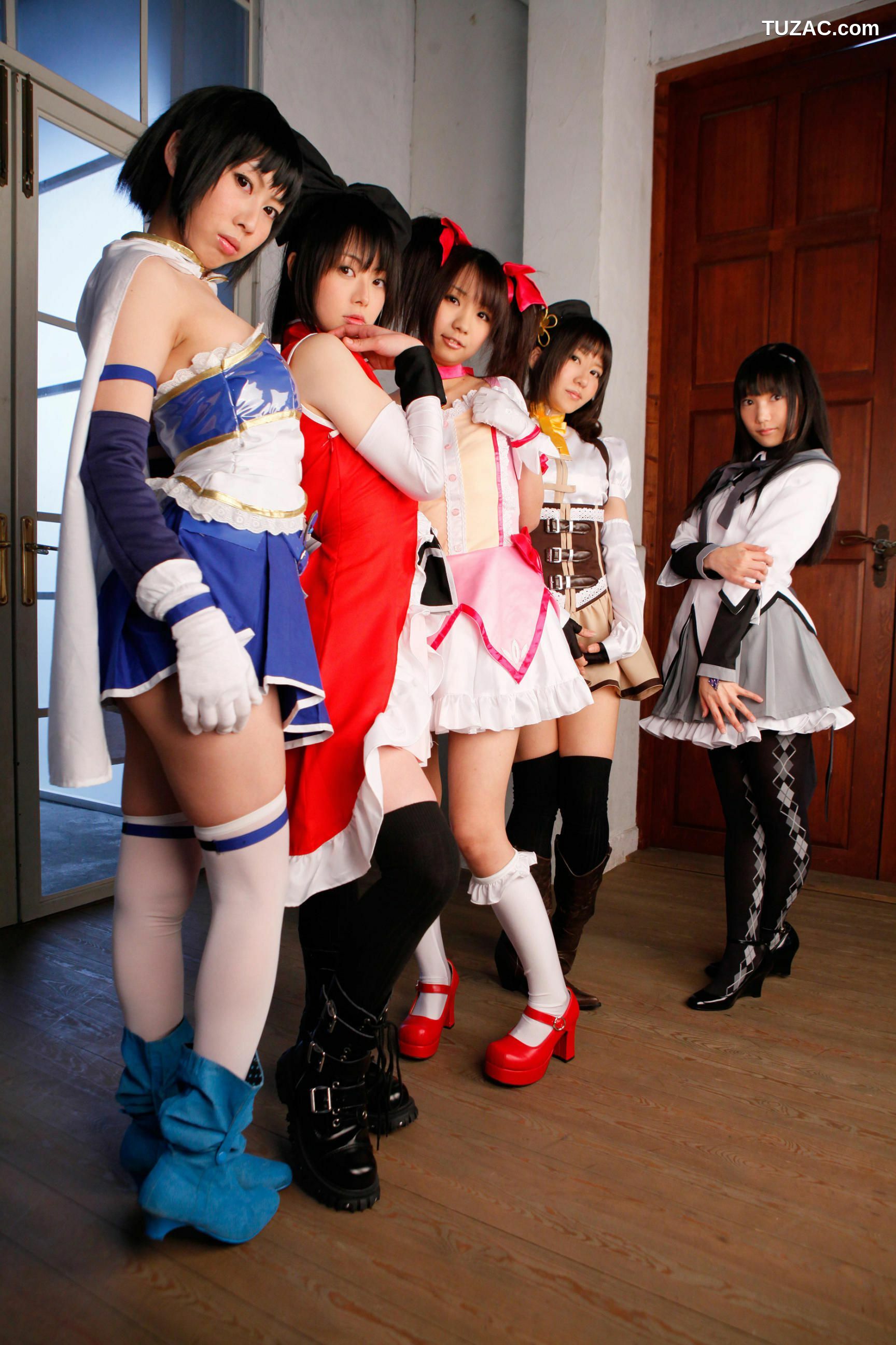 日本CosPlay_れんふりーど&amp;うしじまいい肉&amp;つくし&amp;ぷで&amp;★みーや★ 《魔法少女まどか☆マギカ》  写真集[105P]