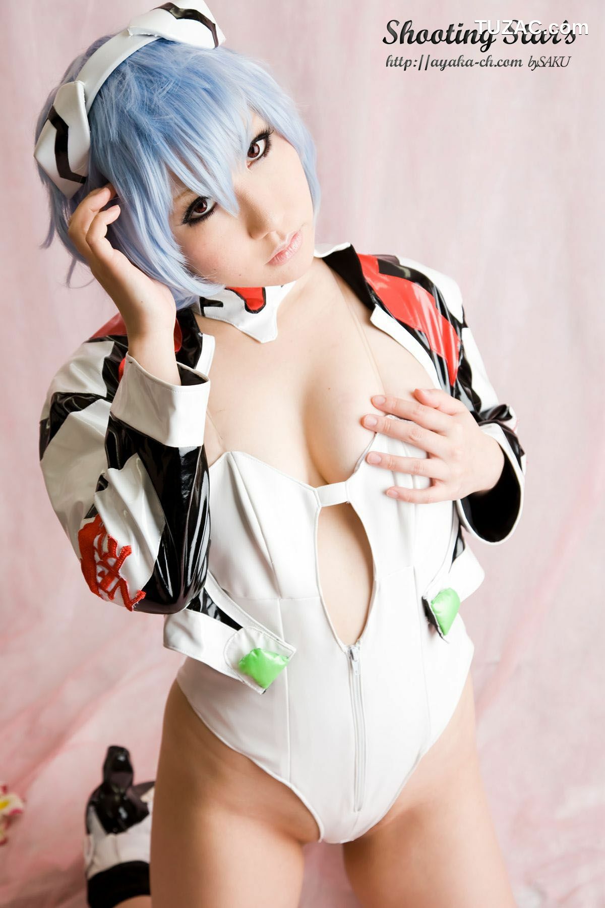 日本CosPlay_サク (绫香) 《Shinseiki Evangelion》Ayanami Rei 写真集[130P]