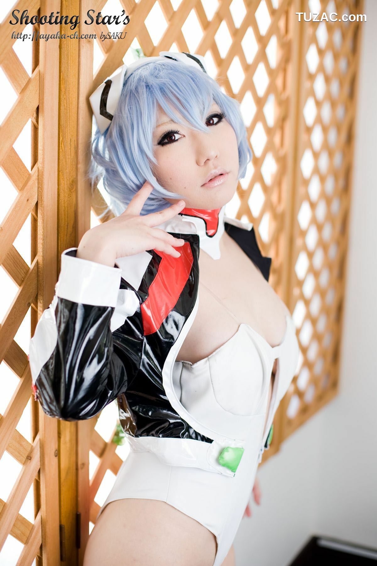 日本CosPlay_サク (绫香) 《Shinseiki Evangelion》Ayanami Rei 写真集[130P]