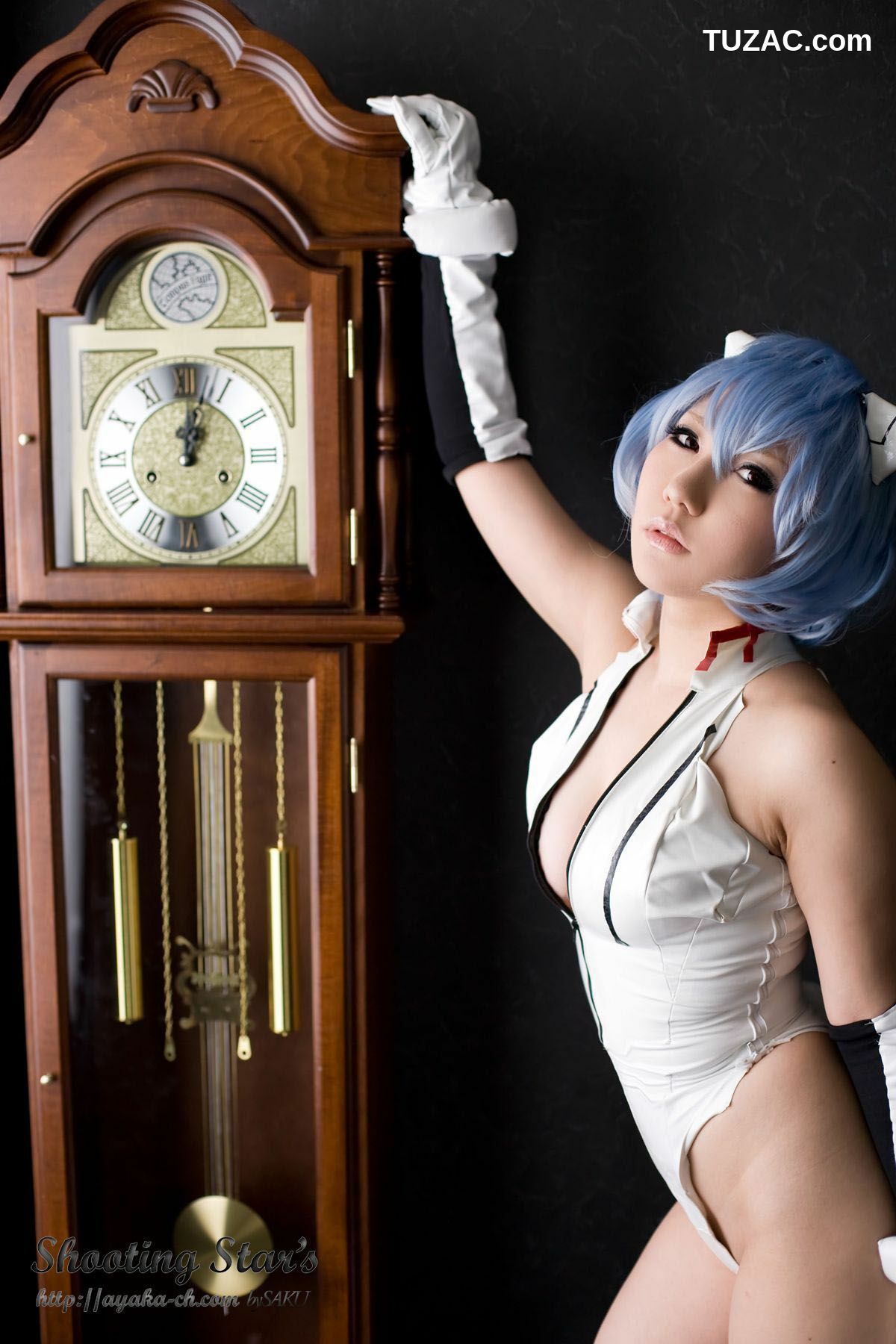日本CosPlay_サク (绫香) 《Shinseiki Evangelion》Ayanami Rei 写真集[130P]