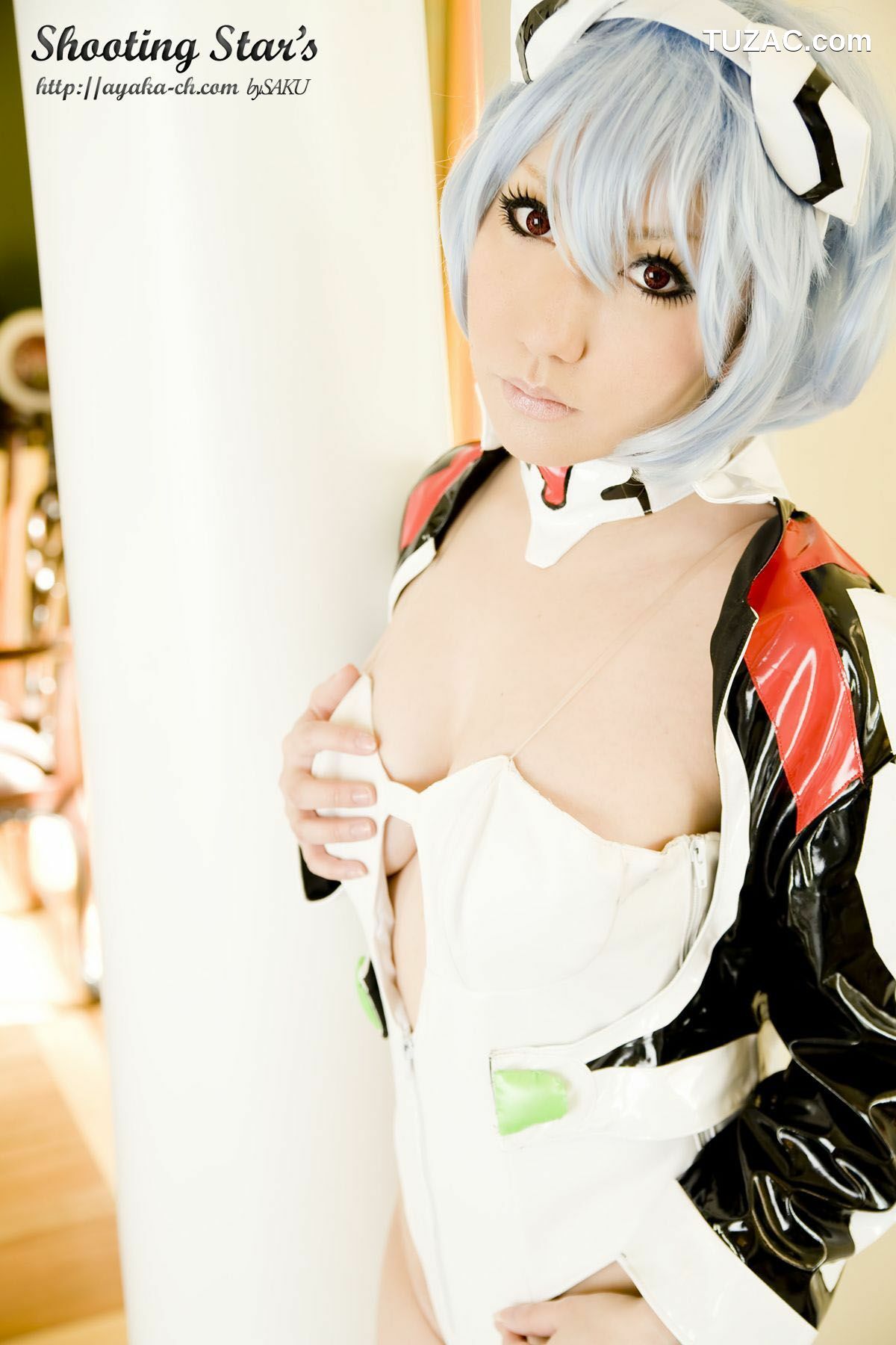 日本CosPlay_サク (绫香) 《Shinseiki Evangelion》Ayanami Rei 写真集[130P]