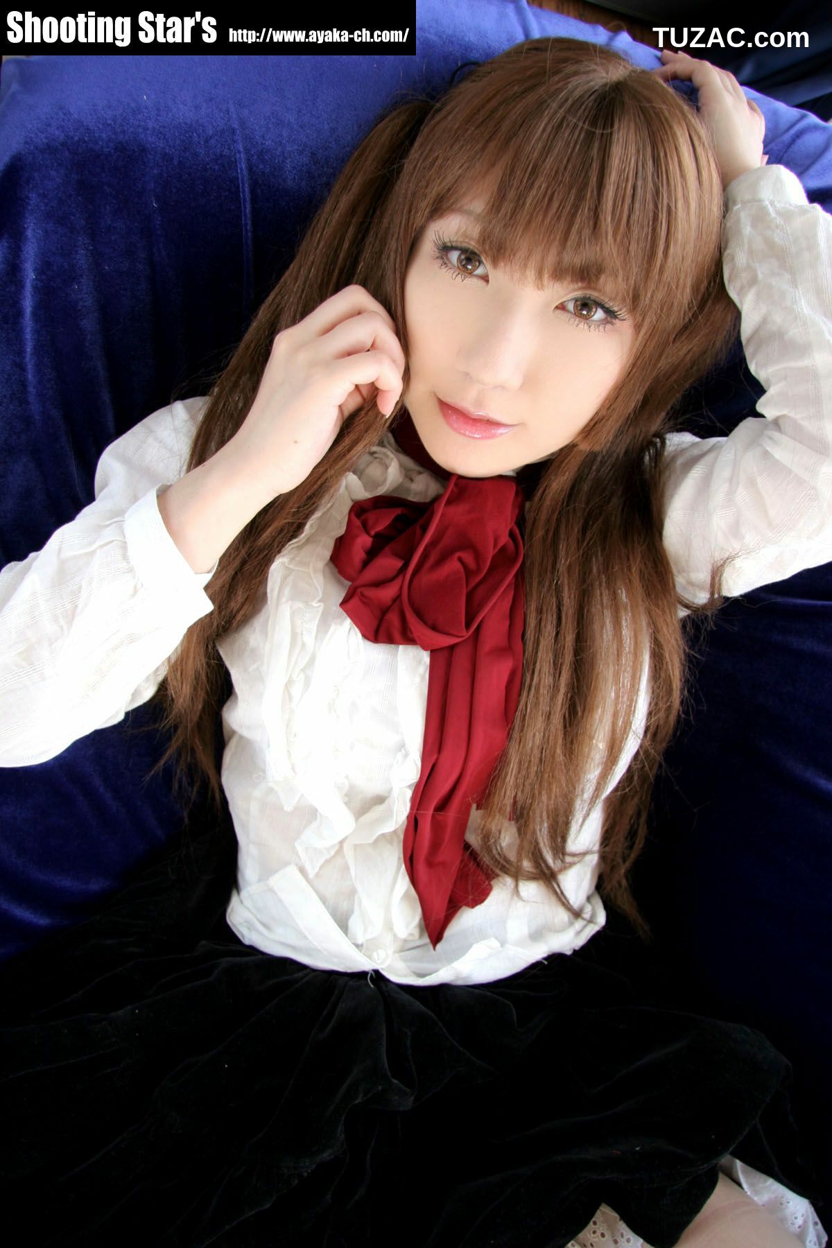 日本CosPlay_サク (绫香 Saku Ayaka) 《DEATH NOTE》Amane Misa(弥海砂) 写真集[118P]