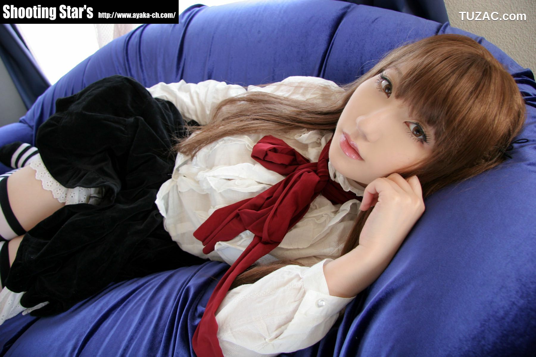 日本CosPlay_サク (绫香 Saku Ayaka) 《DEATH NOTE》Amane Misa(弥海砂) 写真集[118P]
