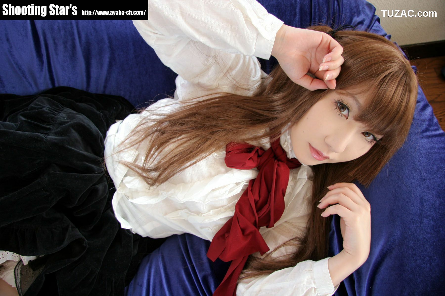 日本CosPlay_サク (绫香 Saku Ayaka) 《DEATH NOTE》Amane Misa(弥海砂) 写真集[118P]