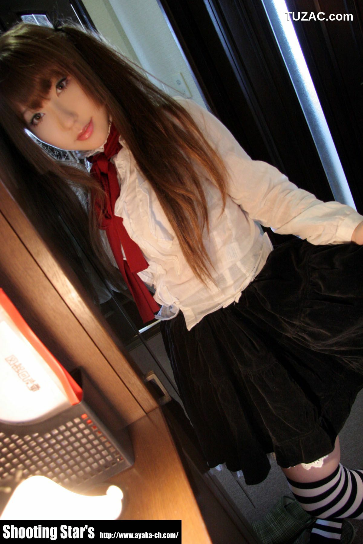 日本CosPlay_サク (绫香 Saku Ayaka) 《DEATH NOTE》Amane Misa(弥海砂) 写真集[118P]